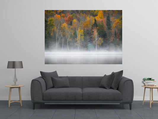 Misty Morning Light Adirondack print