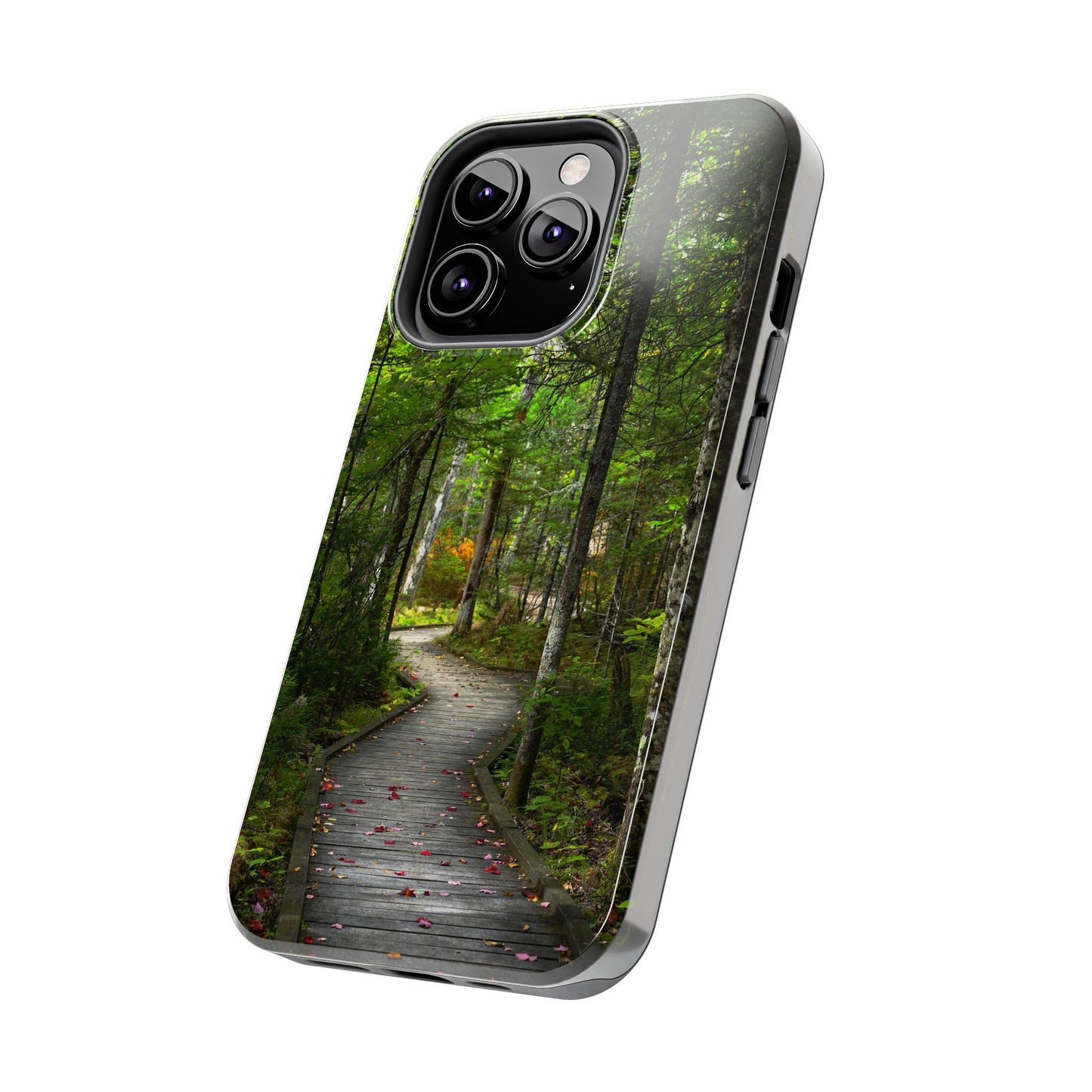 Impact Resistant Phone Case - Woodland Boardwalk