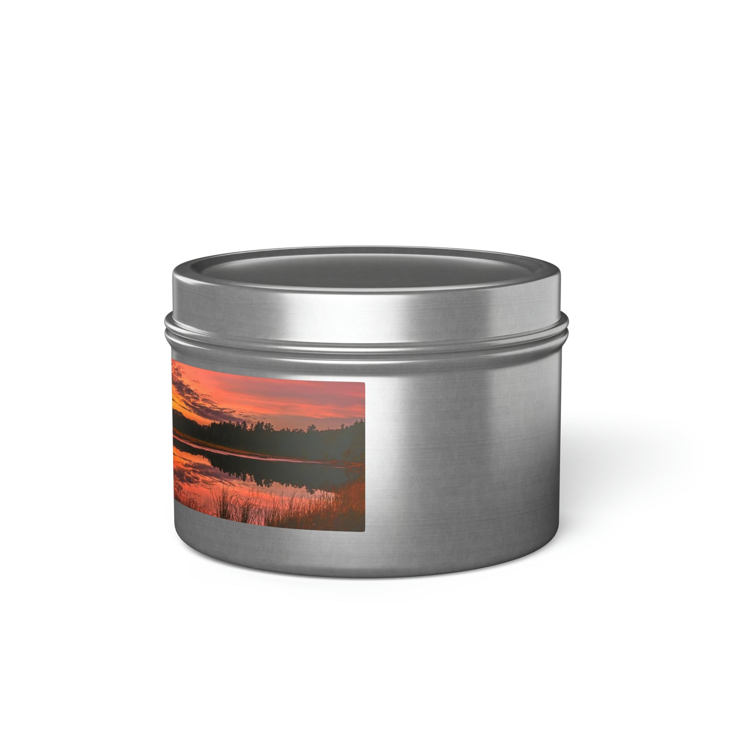 Barnum Pond Sunset Glow - Tin Candle