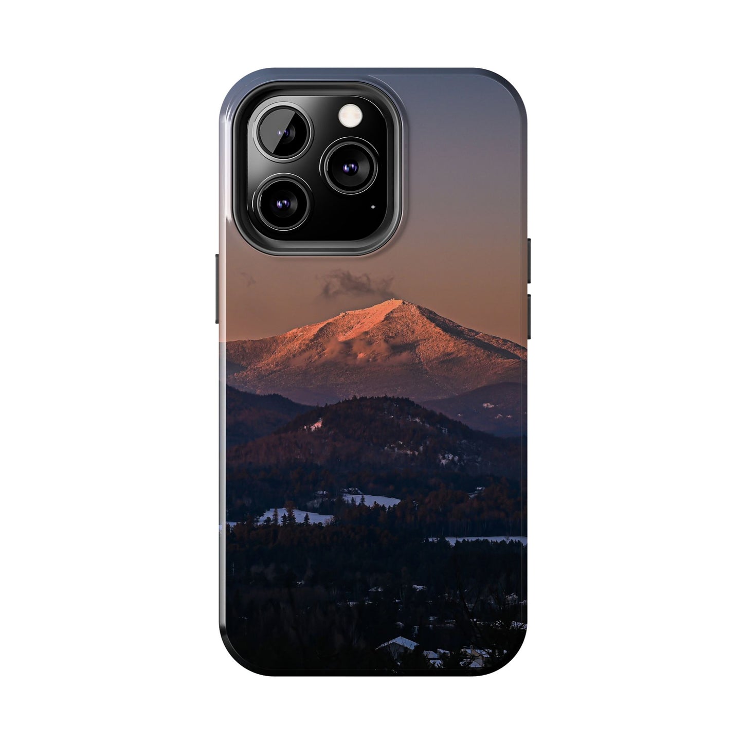 Impact Resistant Phone Case - Sundown in a Mountain Town