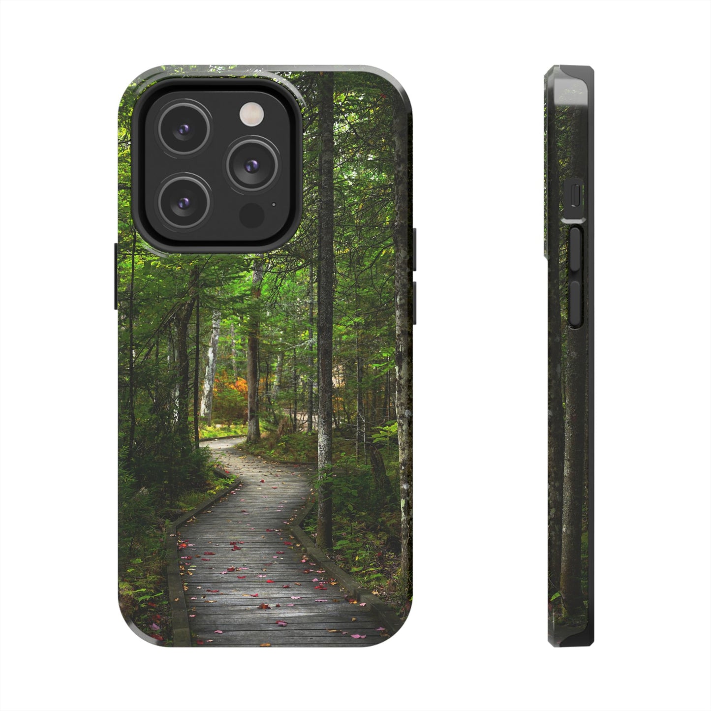 Impact Resistant Phone Case - Woodland Boardwalk