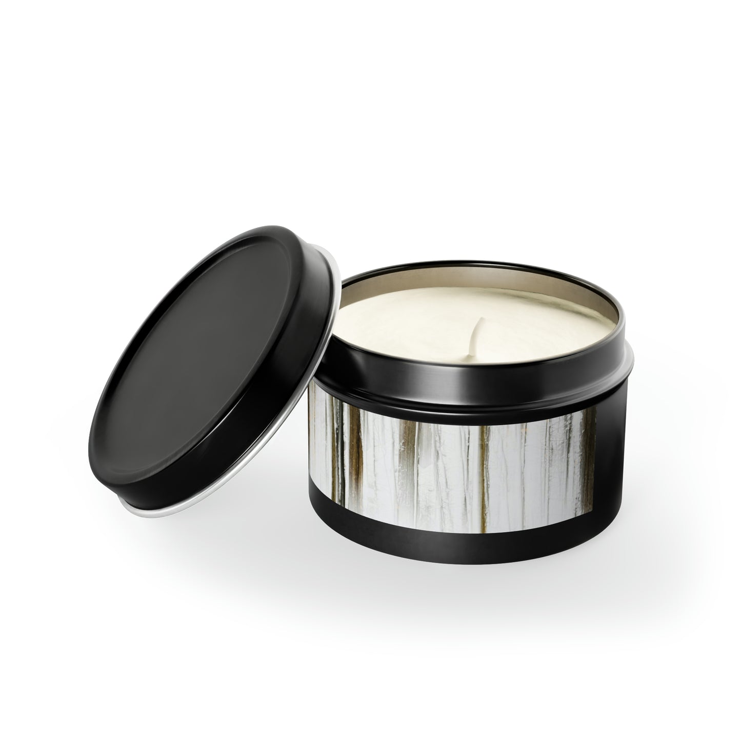 Abstract Winter Woods - Tin Candle