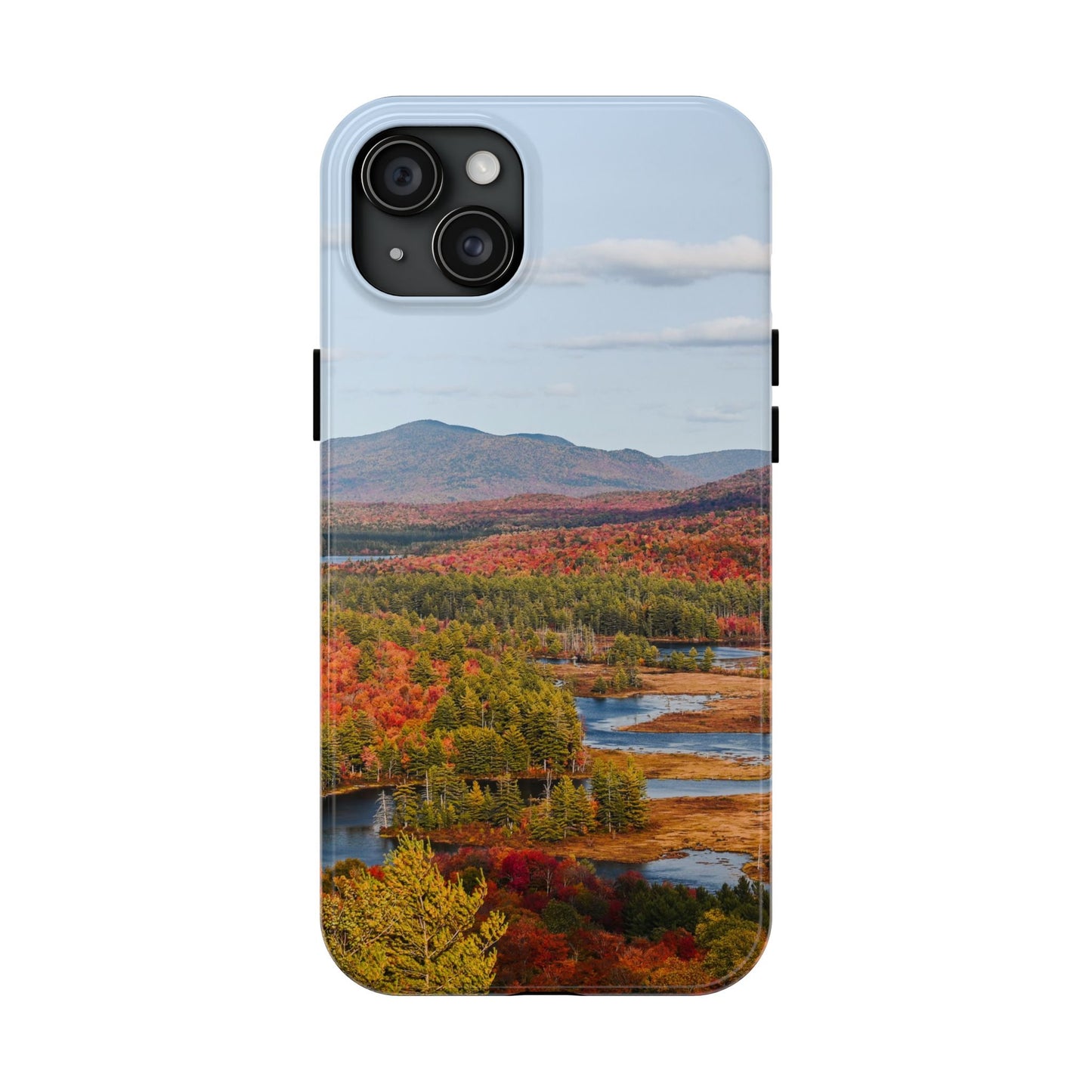 Impact Resistant Phone Case - Autumn Mountains & River