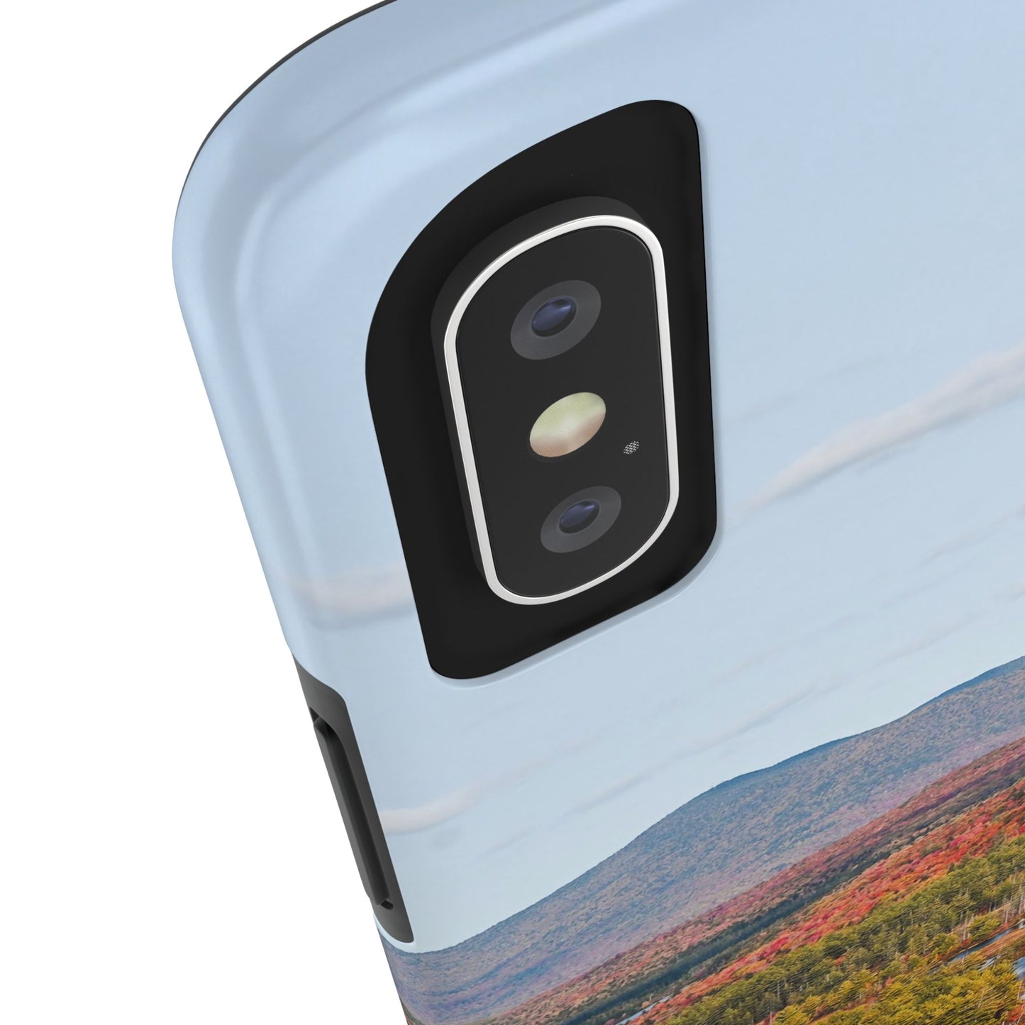 Impact Resistant Phone Case - Autumn Mountains & River