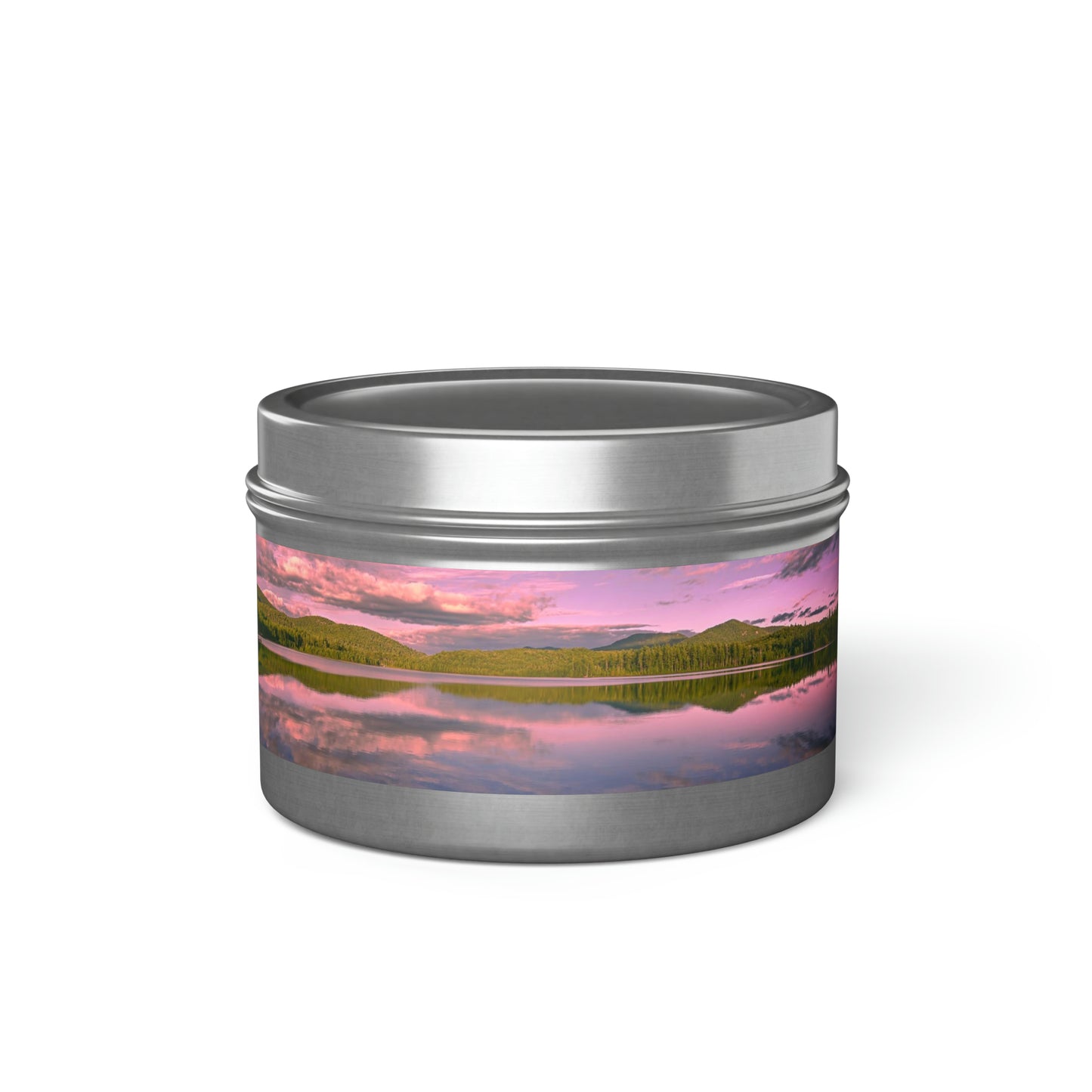 Sunrise Reflections at Buck Pond - Tin Candle