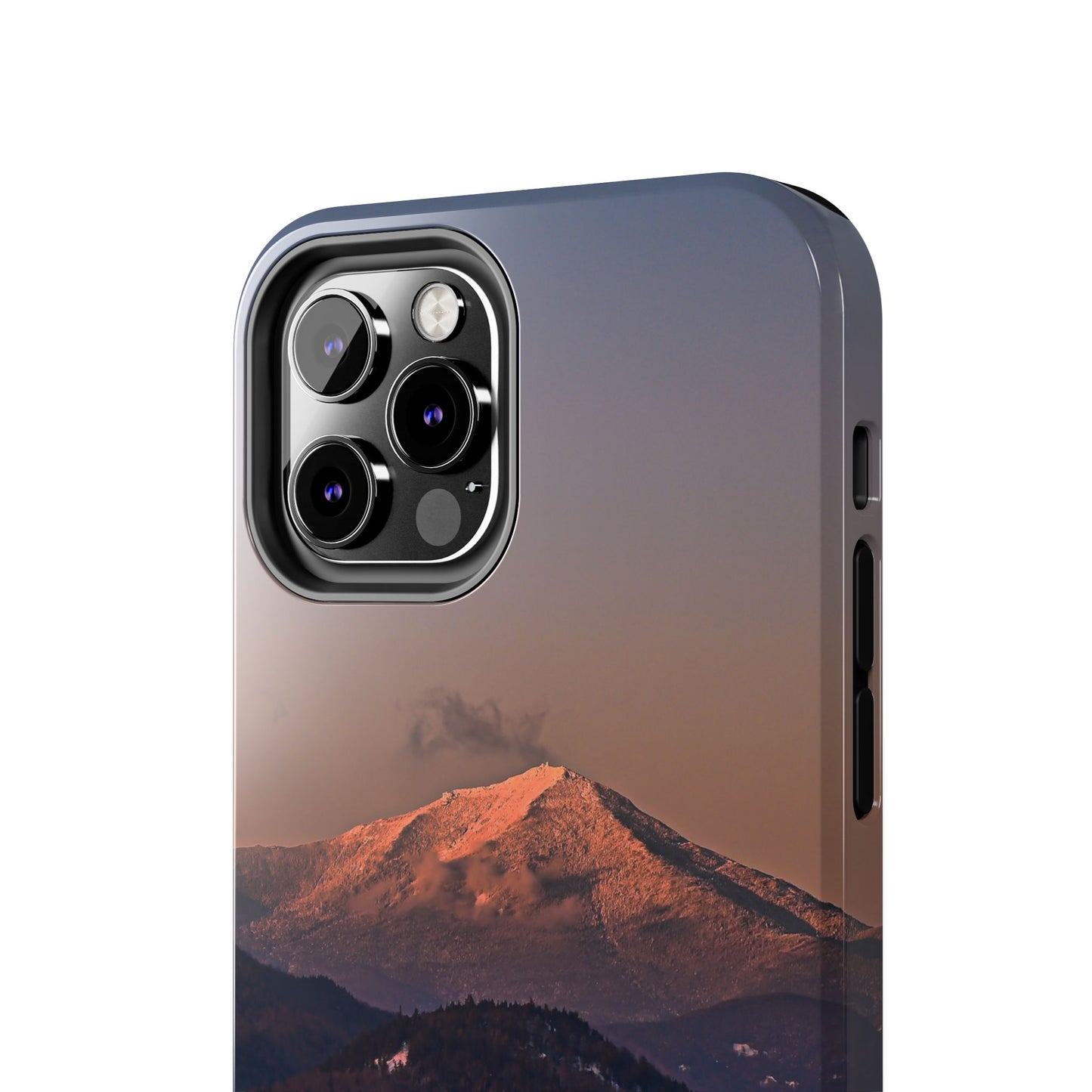 Impact Resistant Phone Case - Sundown in a Mountain Town