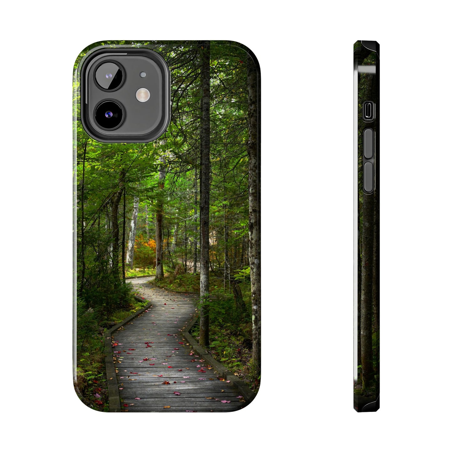 Impact Resistant Phone Case - Woodland Boardwalk