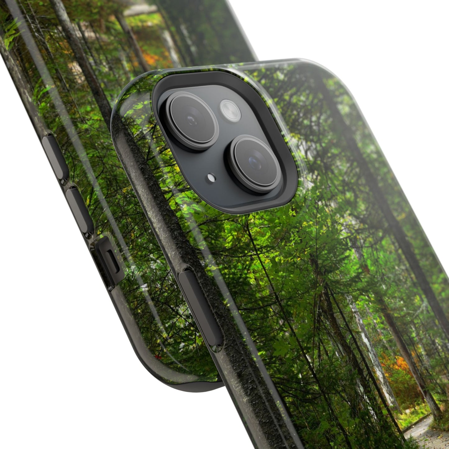 MagSafe Impact Resistant Phone Case - Woodland Boardwalk