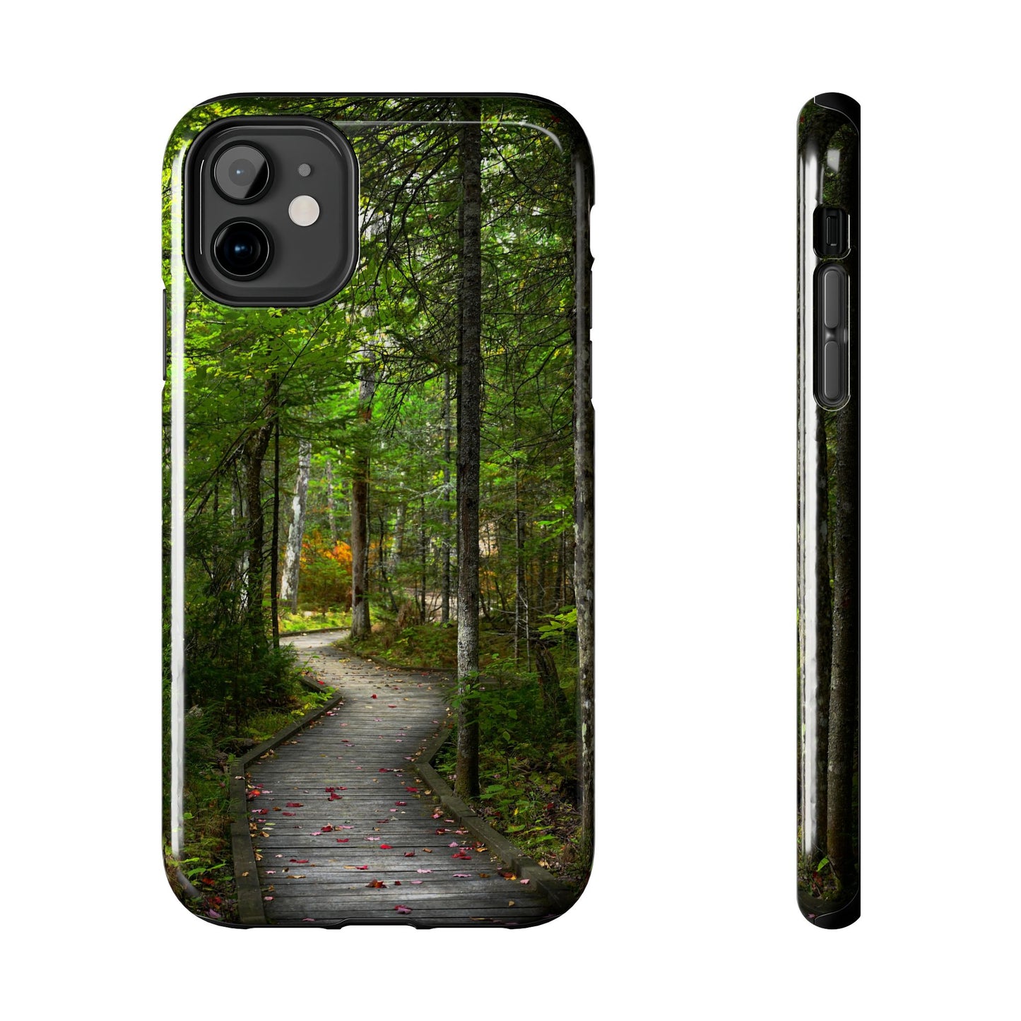 Impact Resistant Phone Case - Woodland Boardwalk