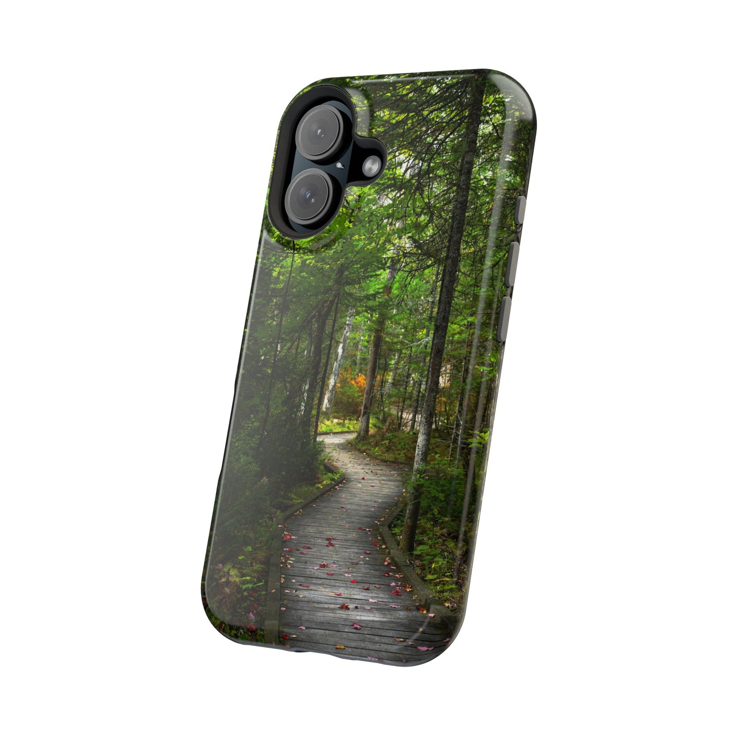 MagSafe Impact Resistant Phone Case - Woodland Boardwalk