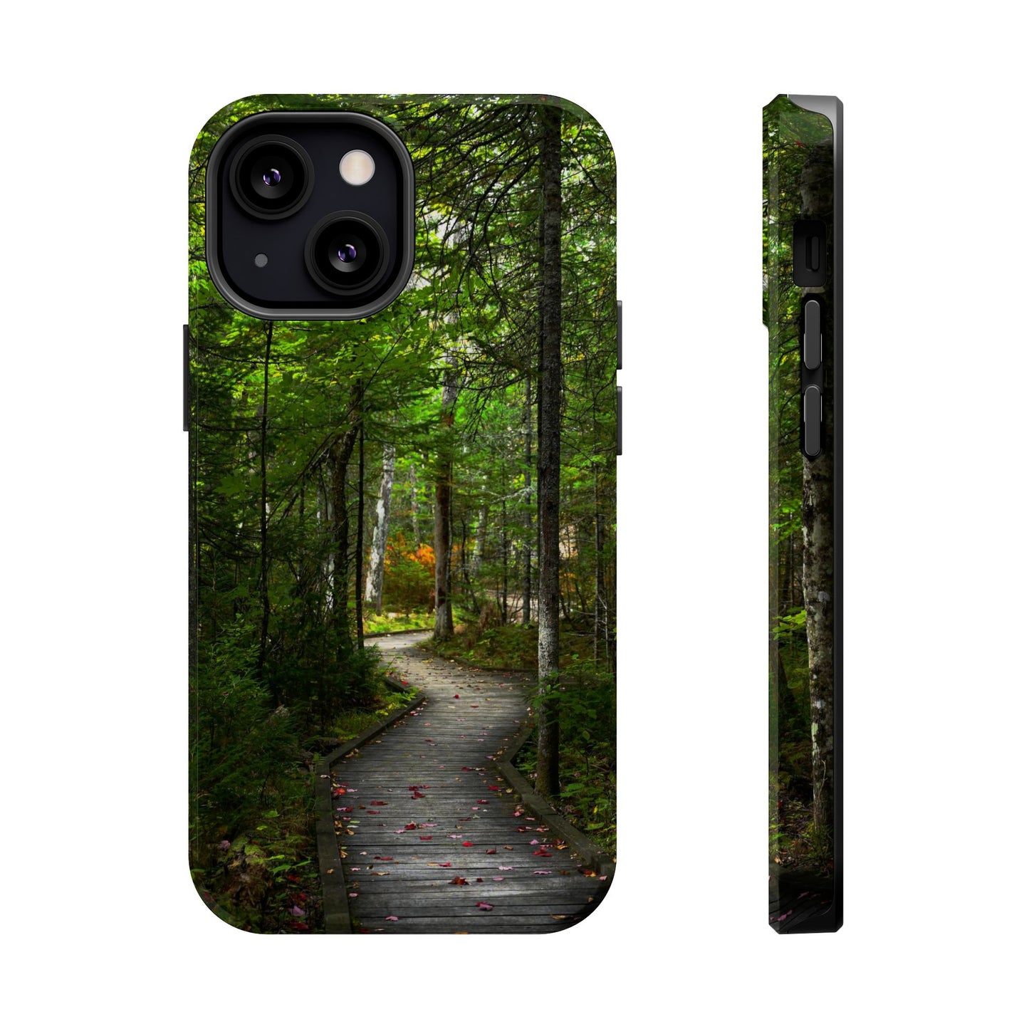 MagSafe Impact Resistant Phone Case - Woodland Boardwalk