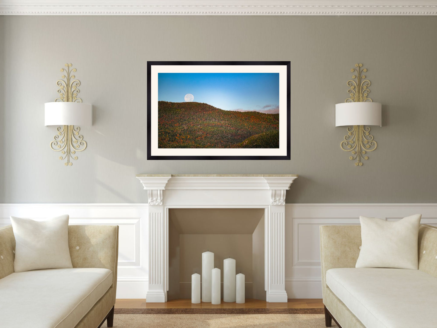 Adirondack Super Moonset print