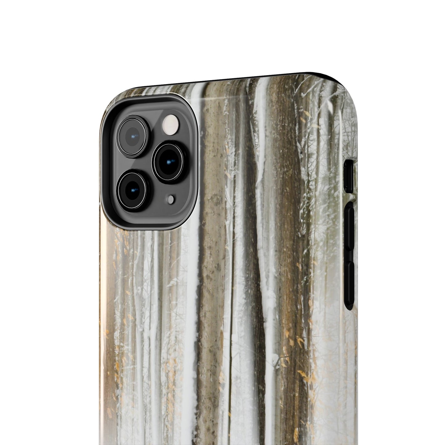 Impact Resistant Phone Case - Abstract Winter Forest