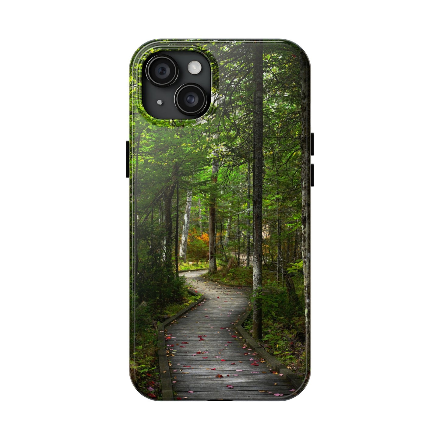 Impact Resistant Phone Case - Woodland Boardwalk