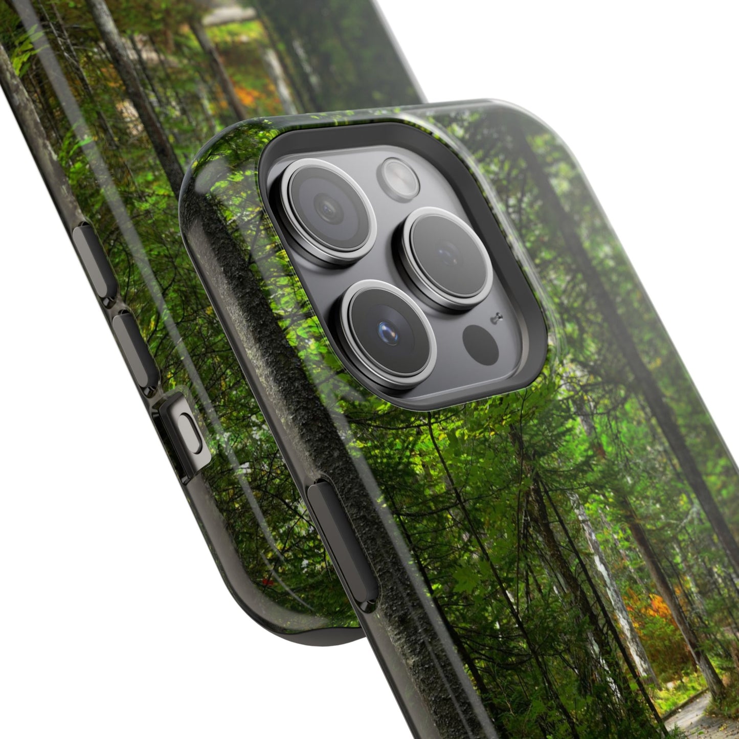 MagSafe Impact Resistant Phone Case - Woodland Boardwalk
