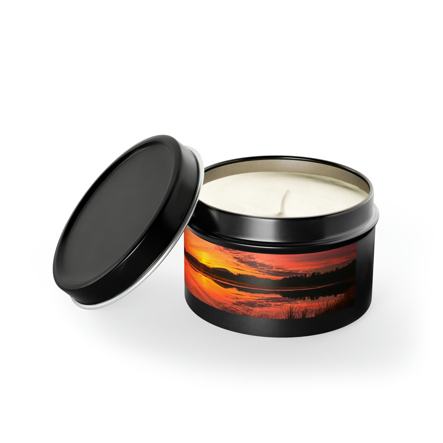Barnum Pond Sunset Glow - Tin Candle