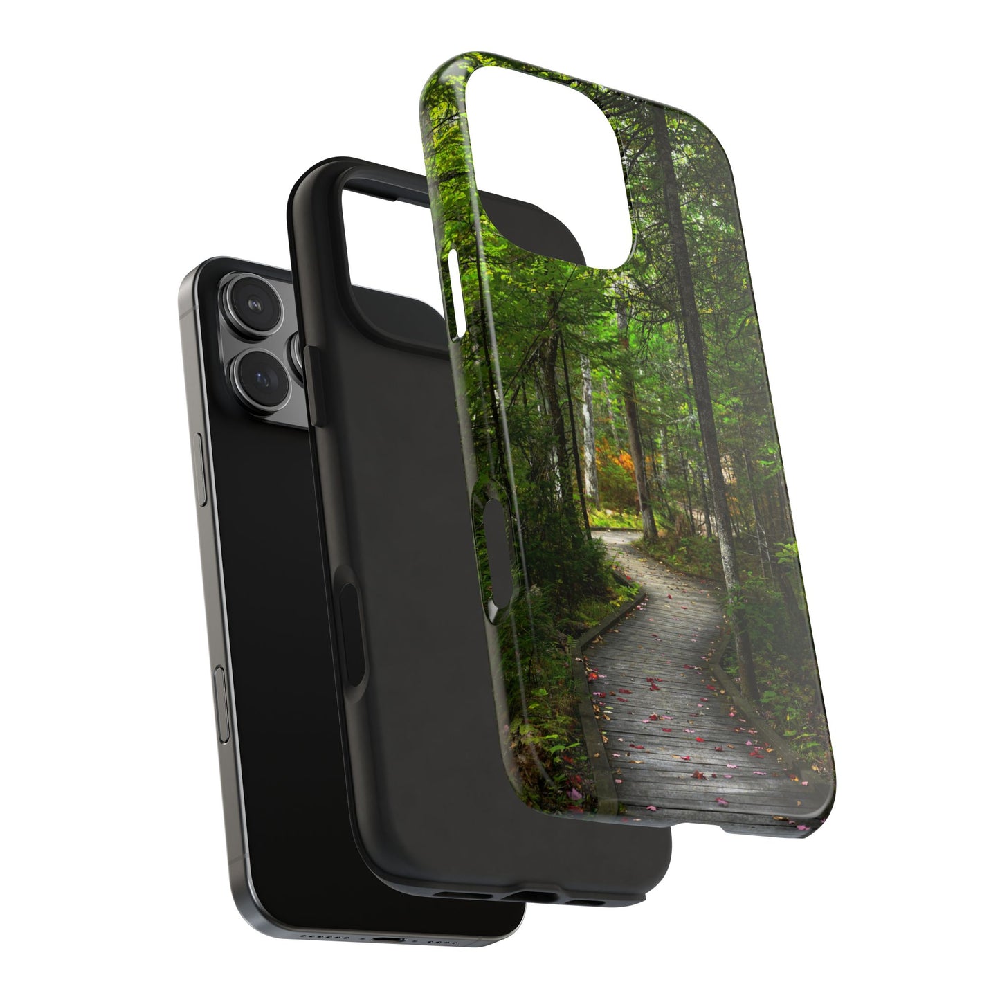 Impact Resistant Phone Case - Woodland Boardwalk