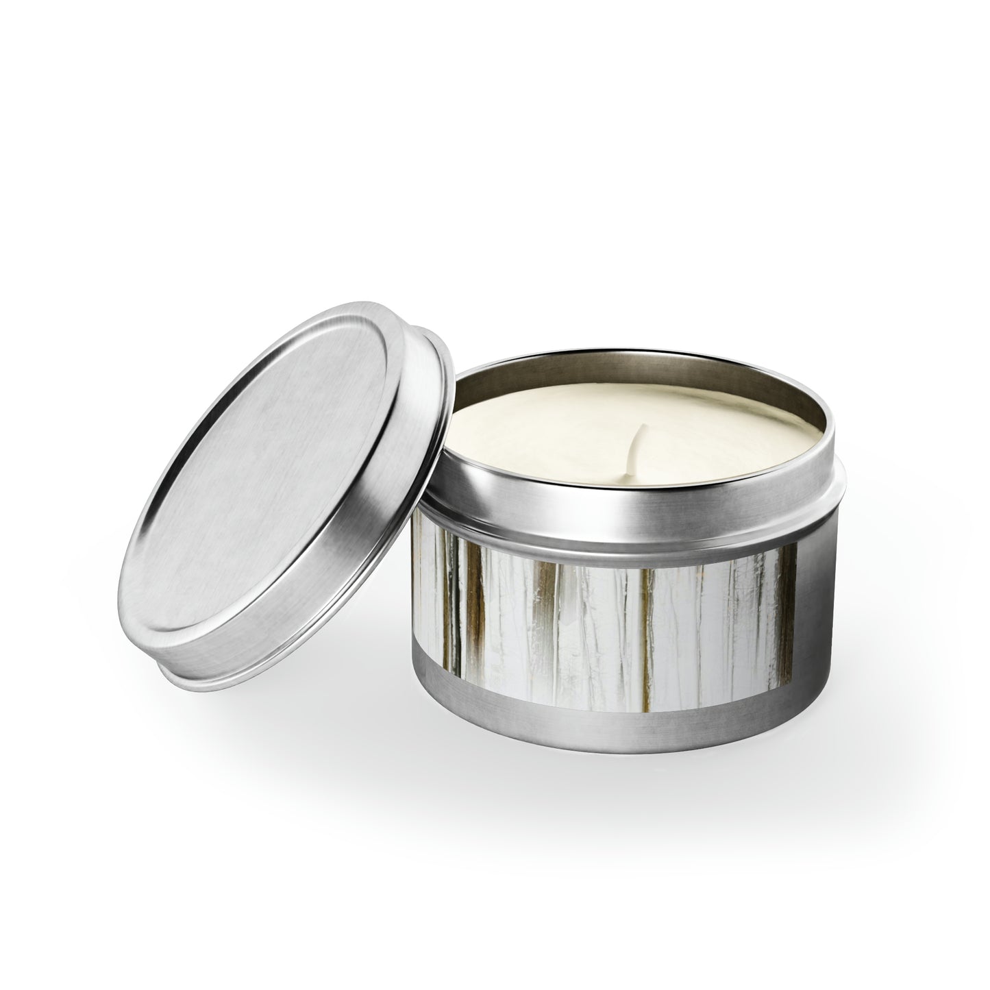 Abstract Winter Woods - Tin Candle
