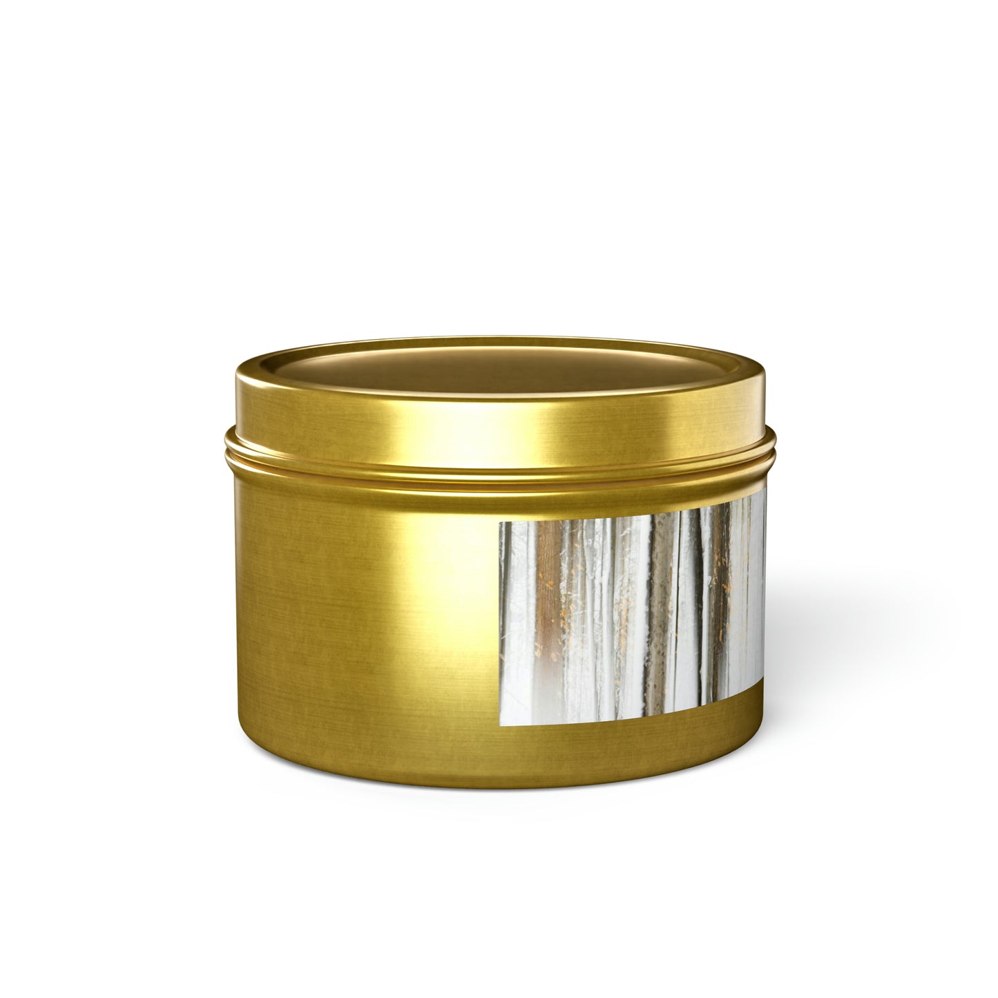 Abstract Winter Woods - Tin Candle