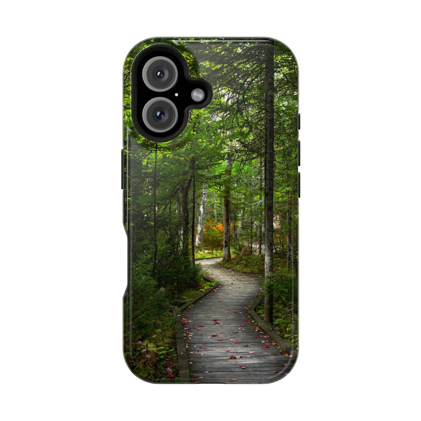 MagSafe Impact Resistant Phone Case - Woodland Boardwalk