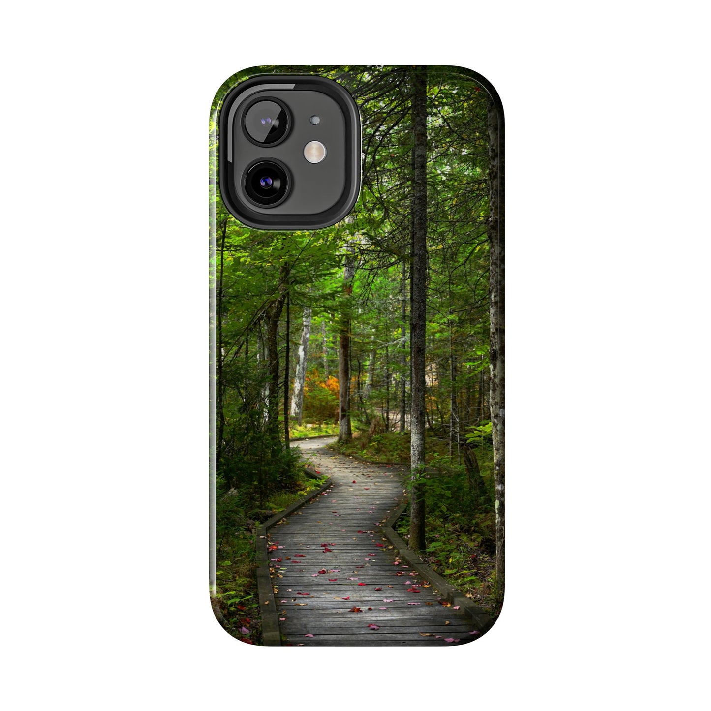 Impact Resistant Phone Case - Woodland Boardwalk