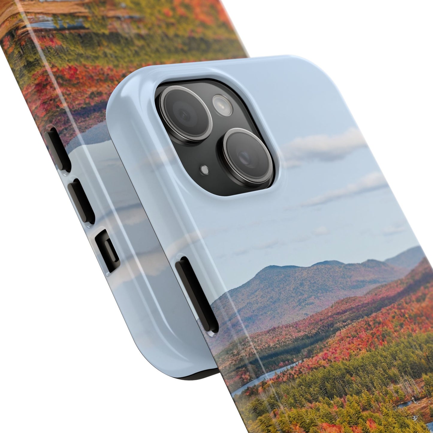 Impact Resistant Phone Case - Autumn Mountains & River
