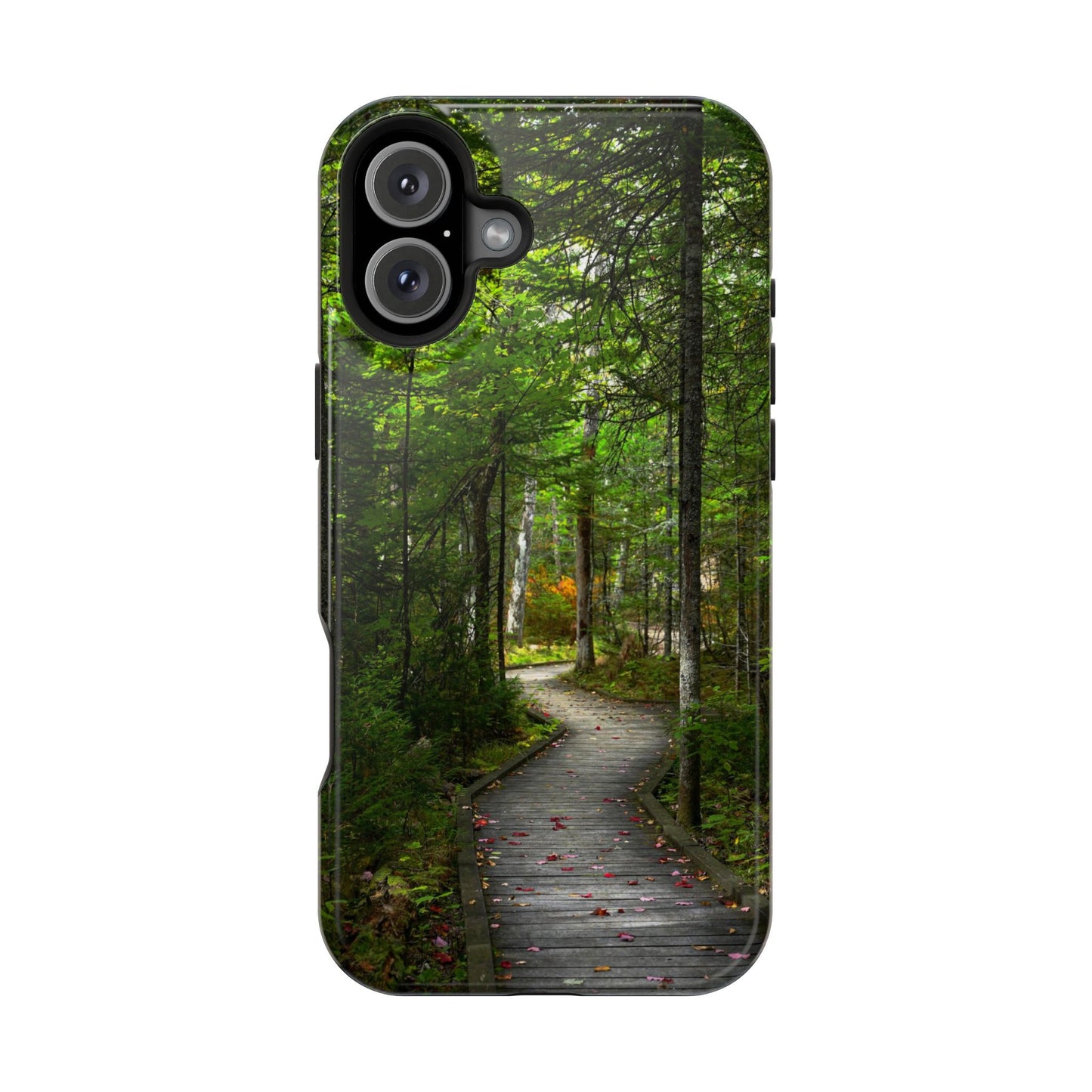 MagSafe Impact Resistant Phone Case - Woodland Boardwalk