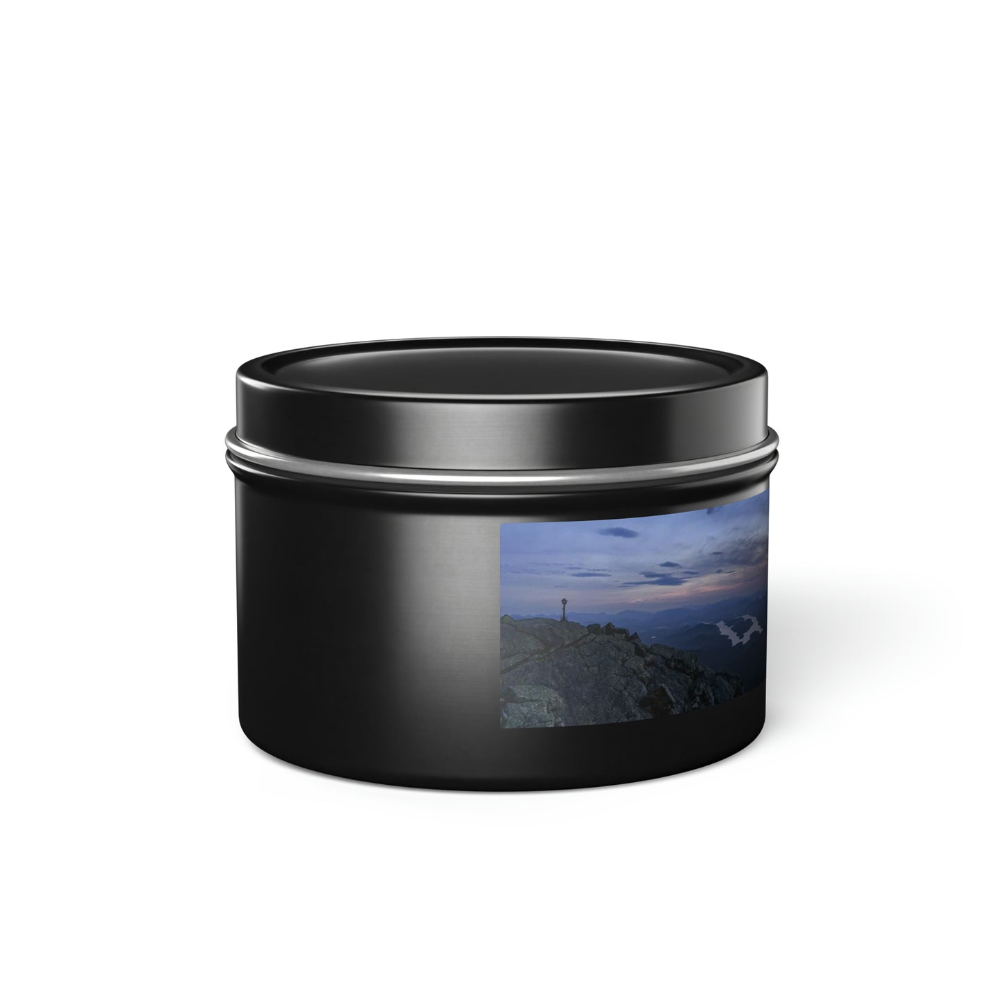 Whiteface Mountain Sunset - Tin Candle