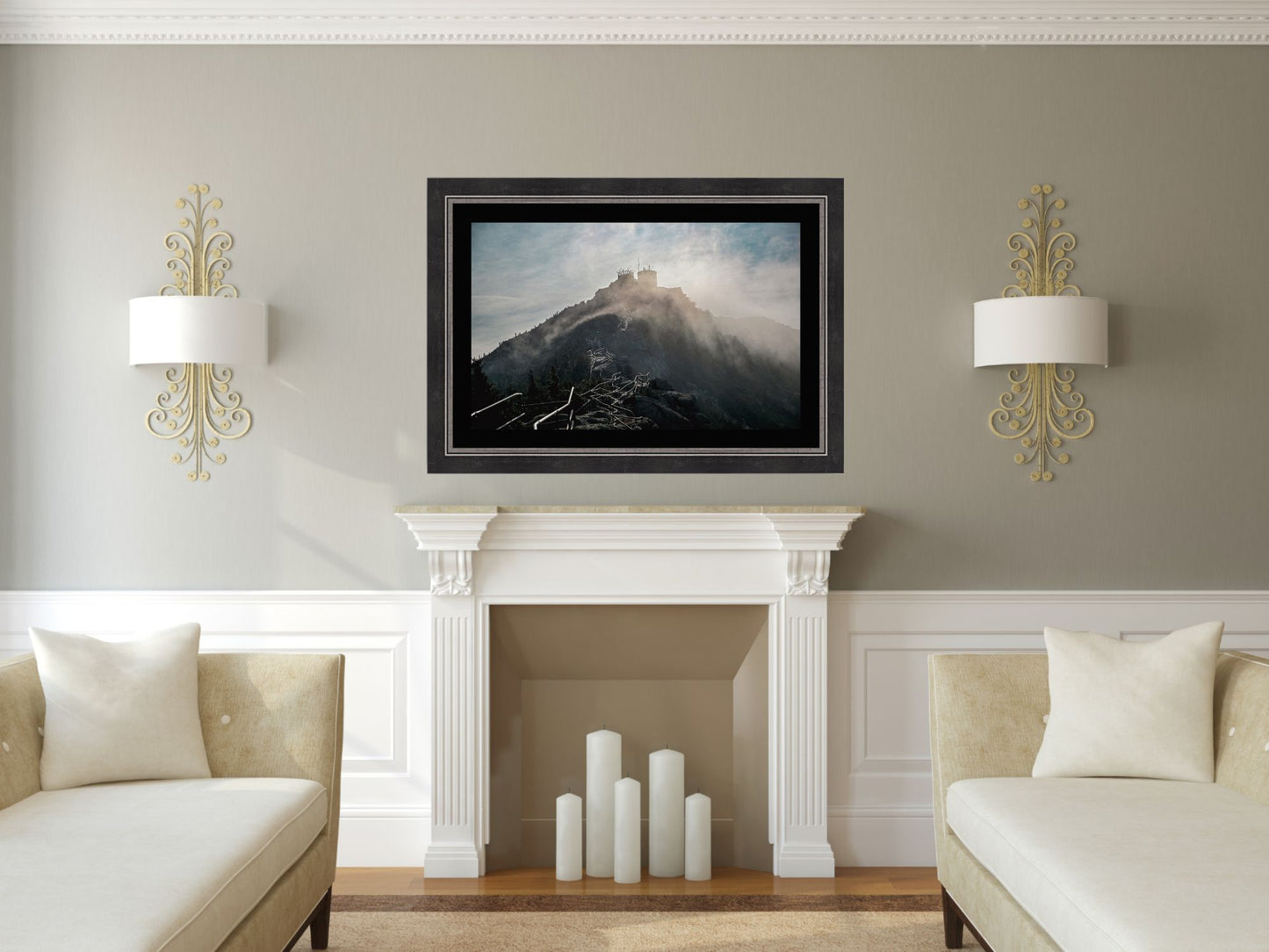 Into the Mist - Whiteface Mountain print