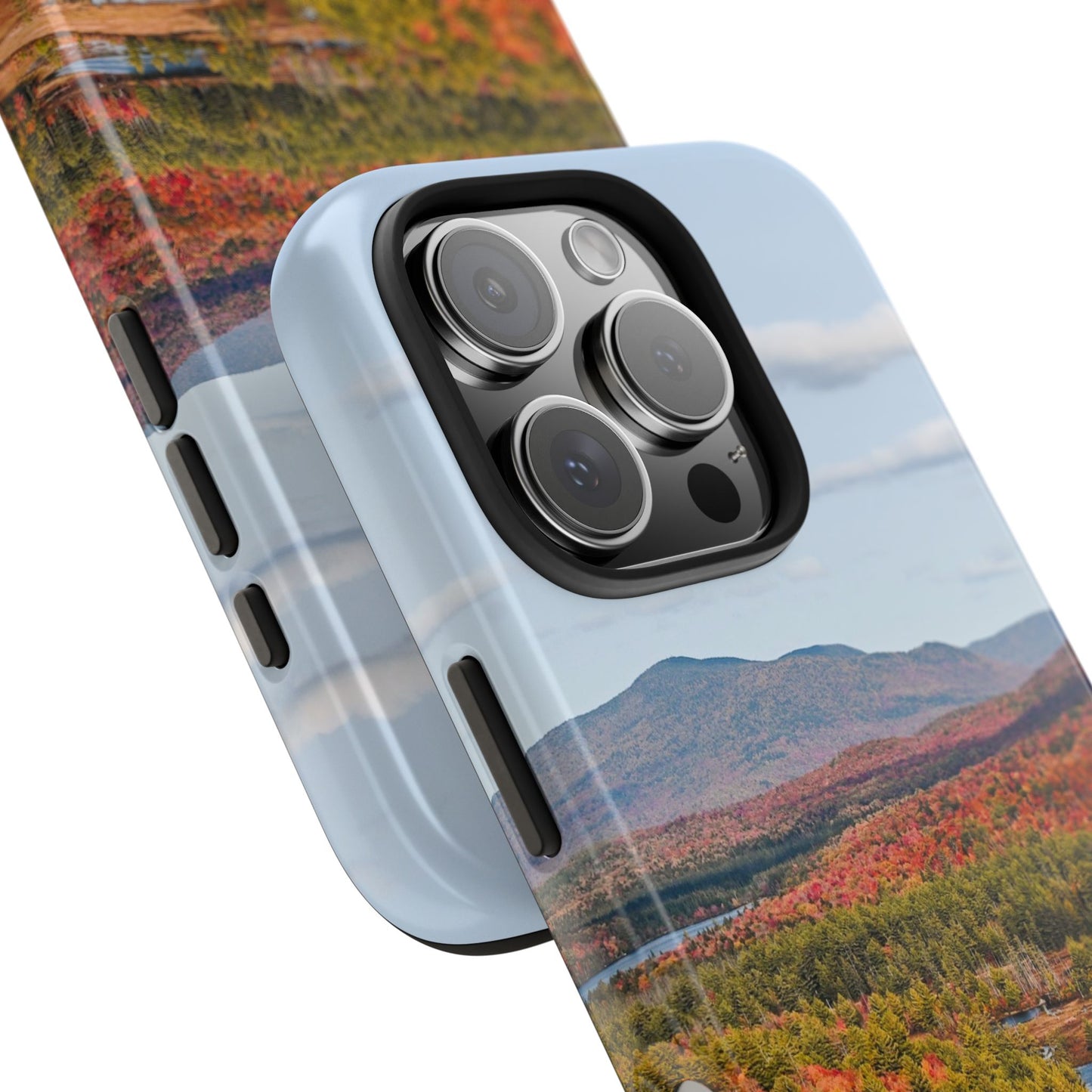 Impact Resistant Phone Case - Autumn Mountains & River