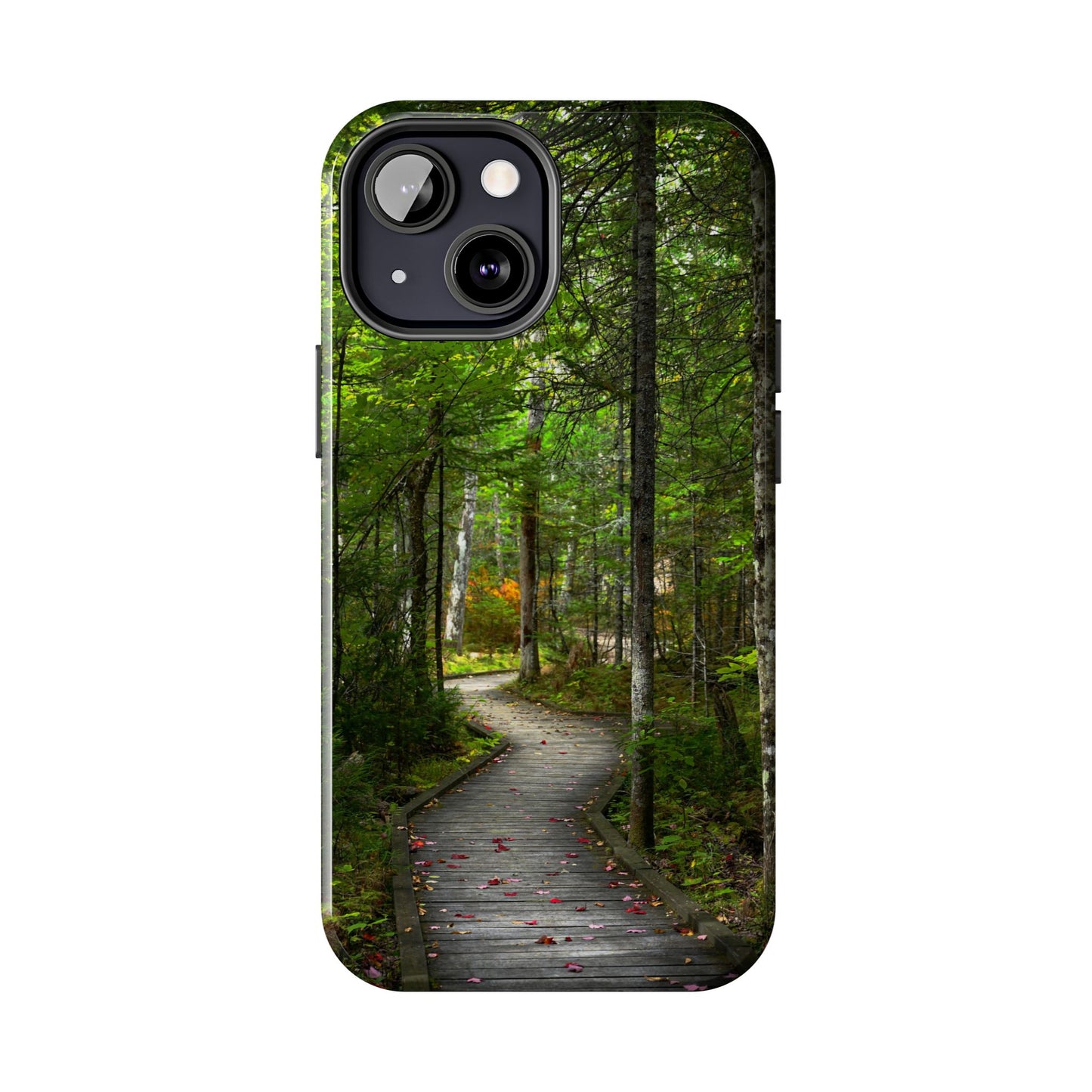 Impact Resistant Phone Case - Woodland Boardwalk