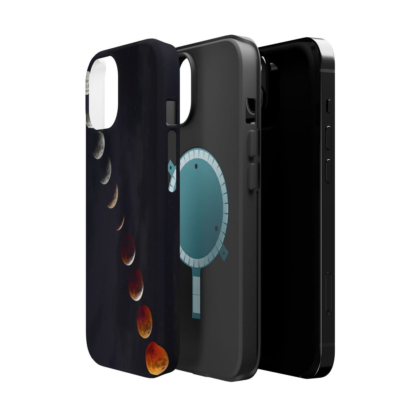 MagSafe Impact Resistant Phone Case - Lunar Eclipse Timelapse