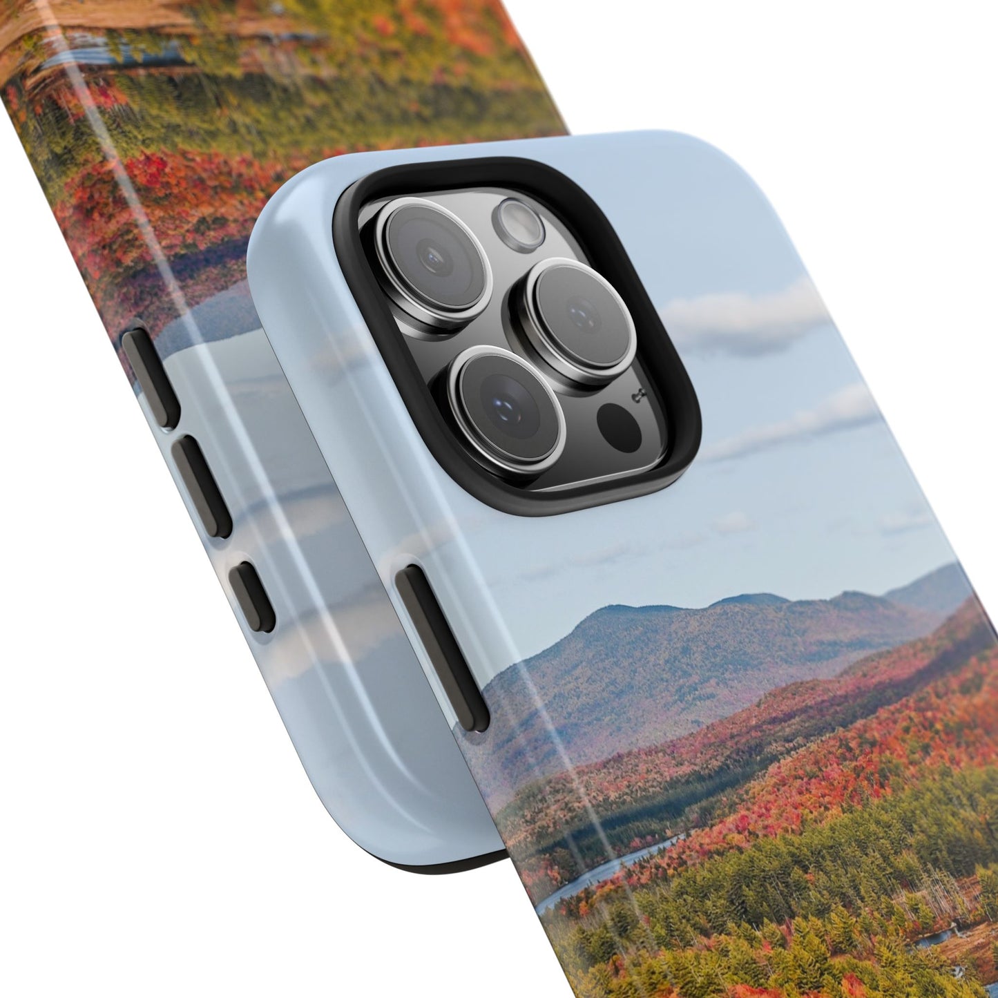 Impact Resistant Phone Case - Autumn Mountains & River
