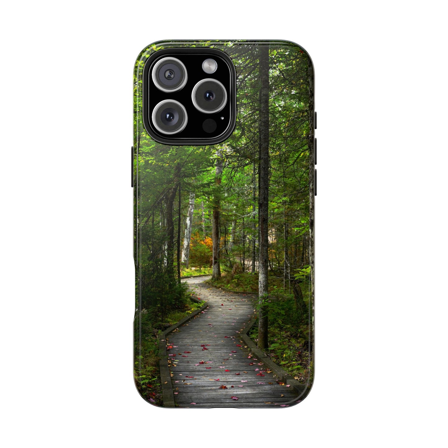 Impact Resistant Phone Case - Woodland Boardwalk