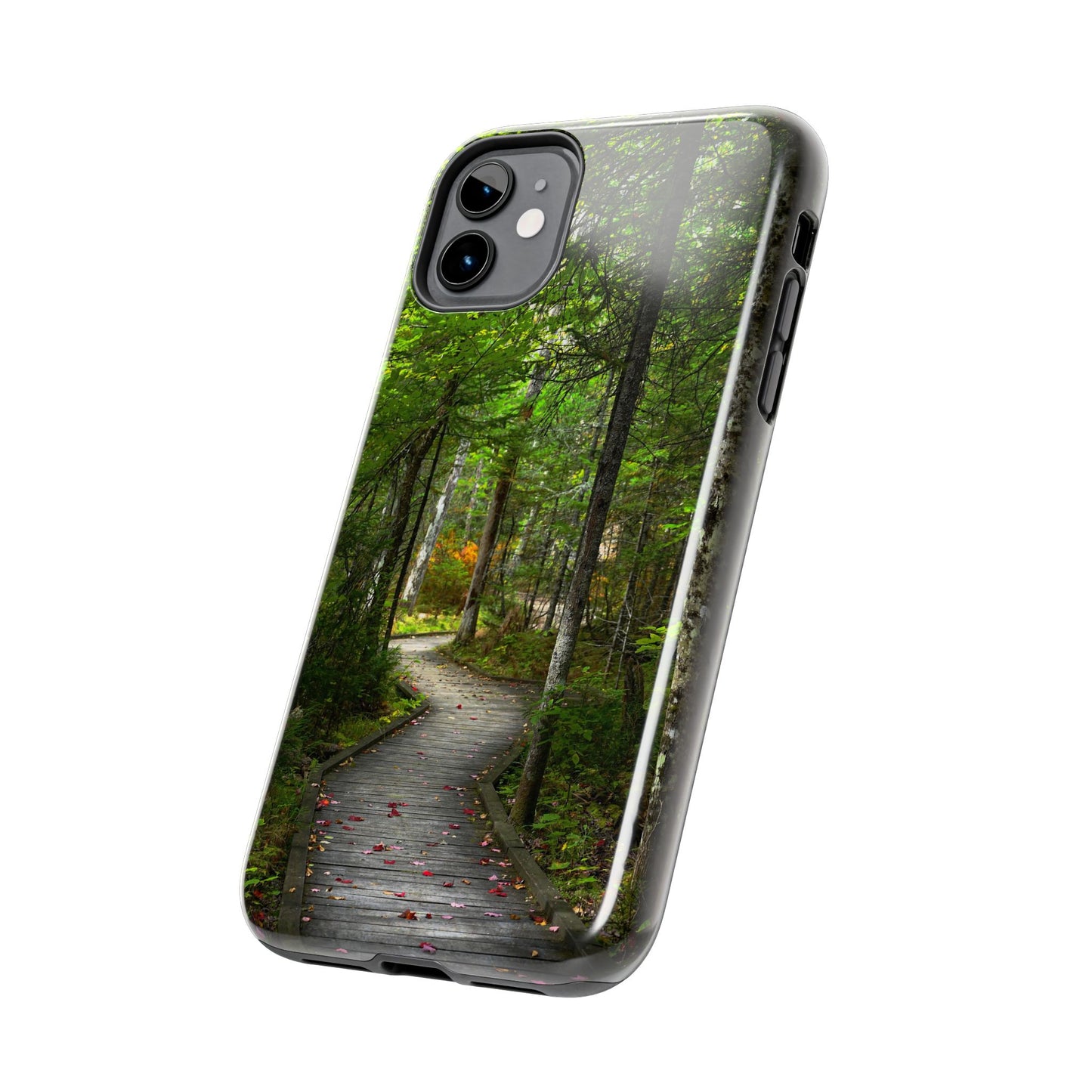 Impact Resistant Phone Case - Woodland Boardwalk