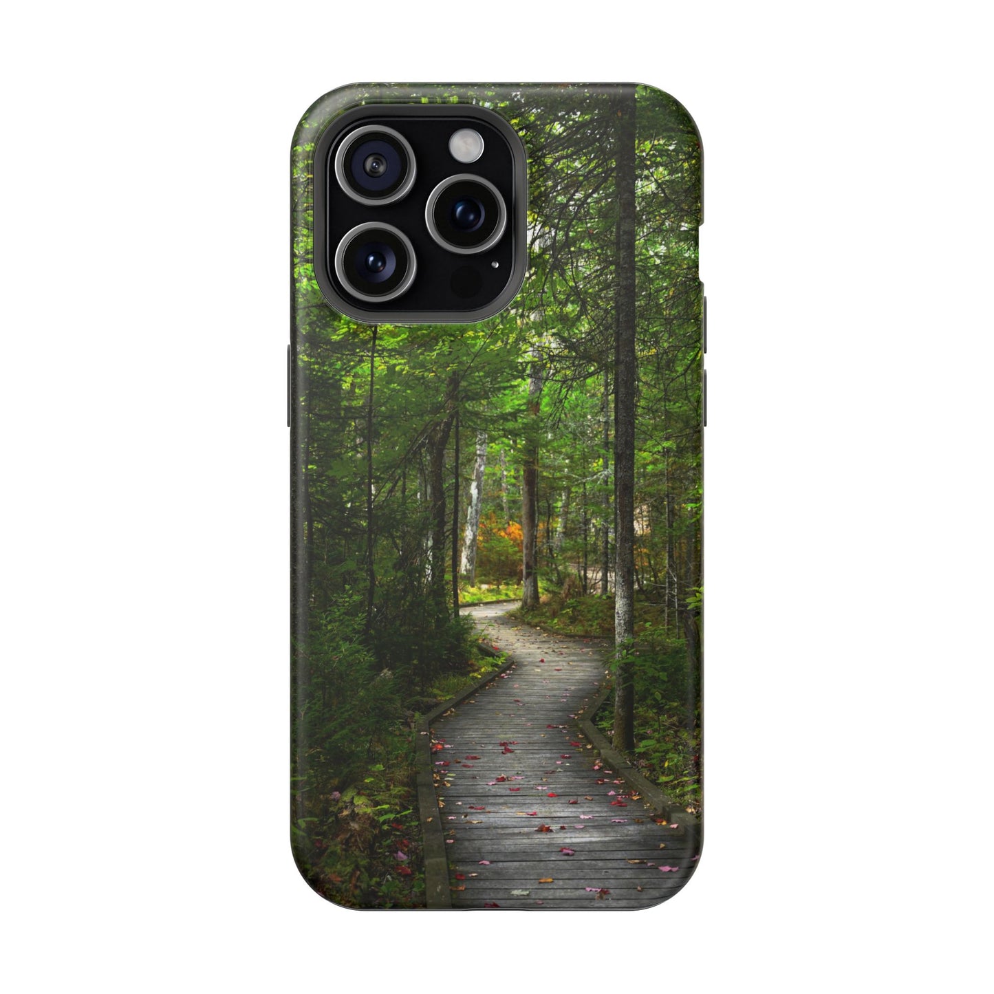MagSafe Impact Resistant Phone Case - Woodland Boardwalk