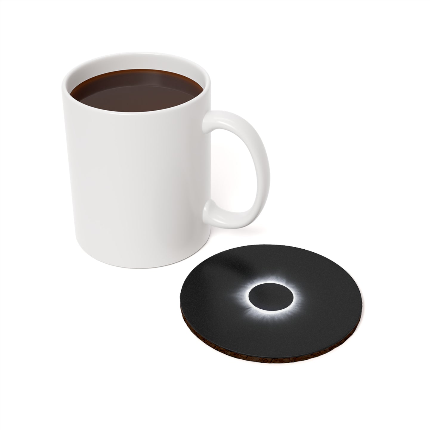 Cork Back Coaster - 2024 Solar Eclipse