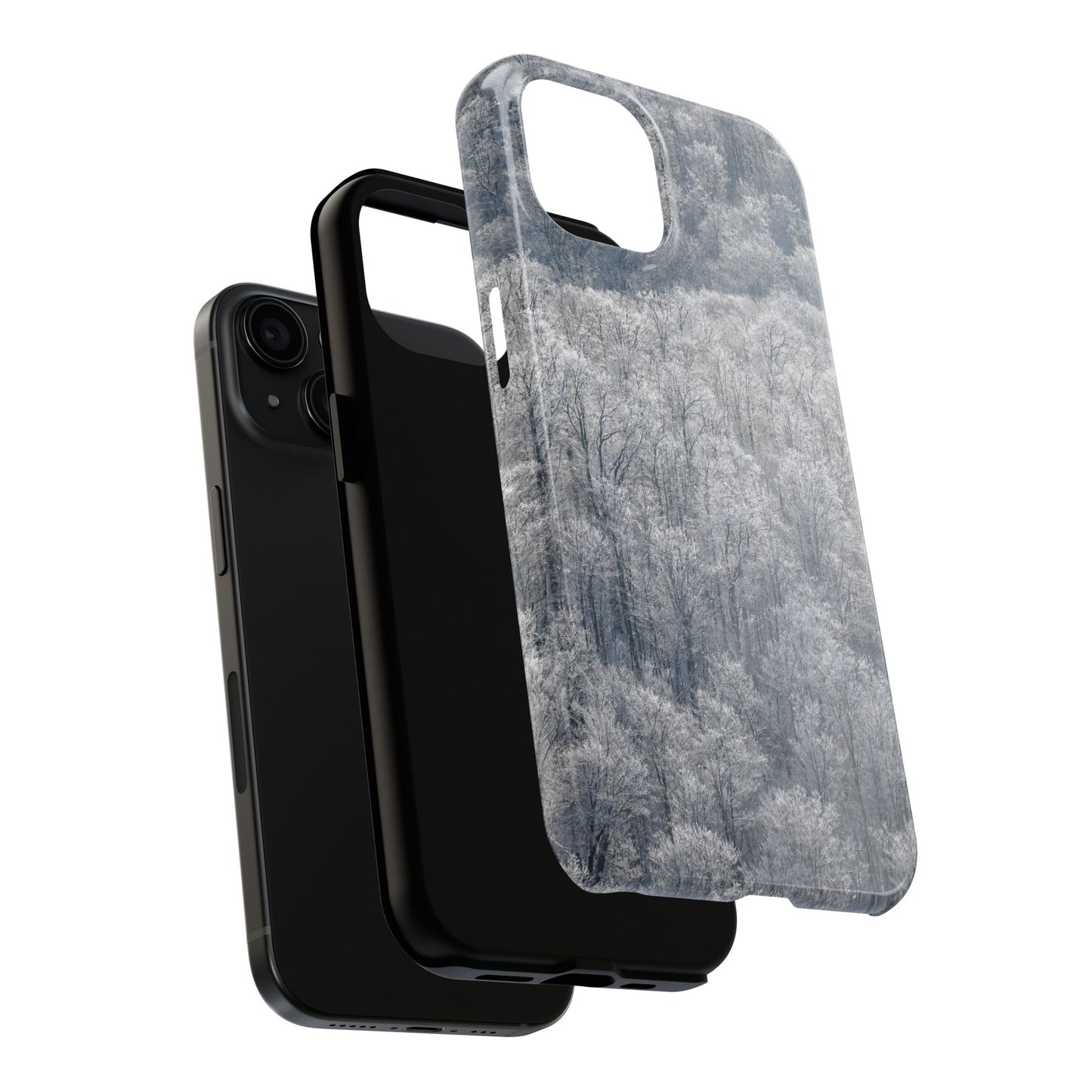 Impact Resistant Phone Case - Frozen trees