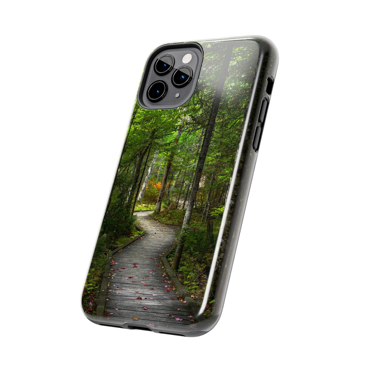 Impact Resistant Phone Case - Woodland Boardwalk