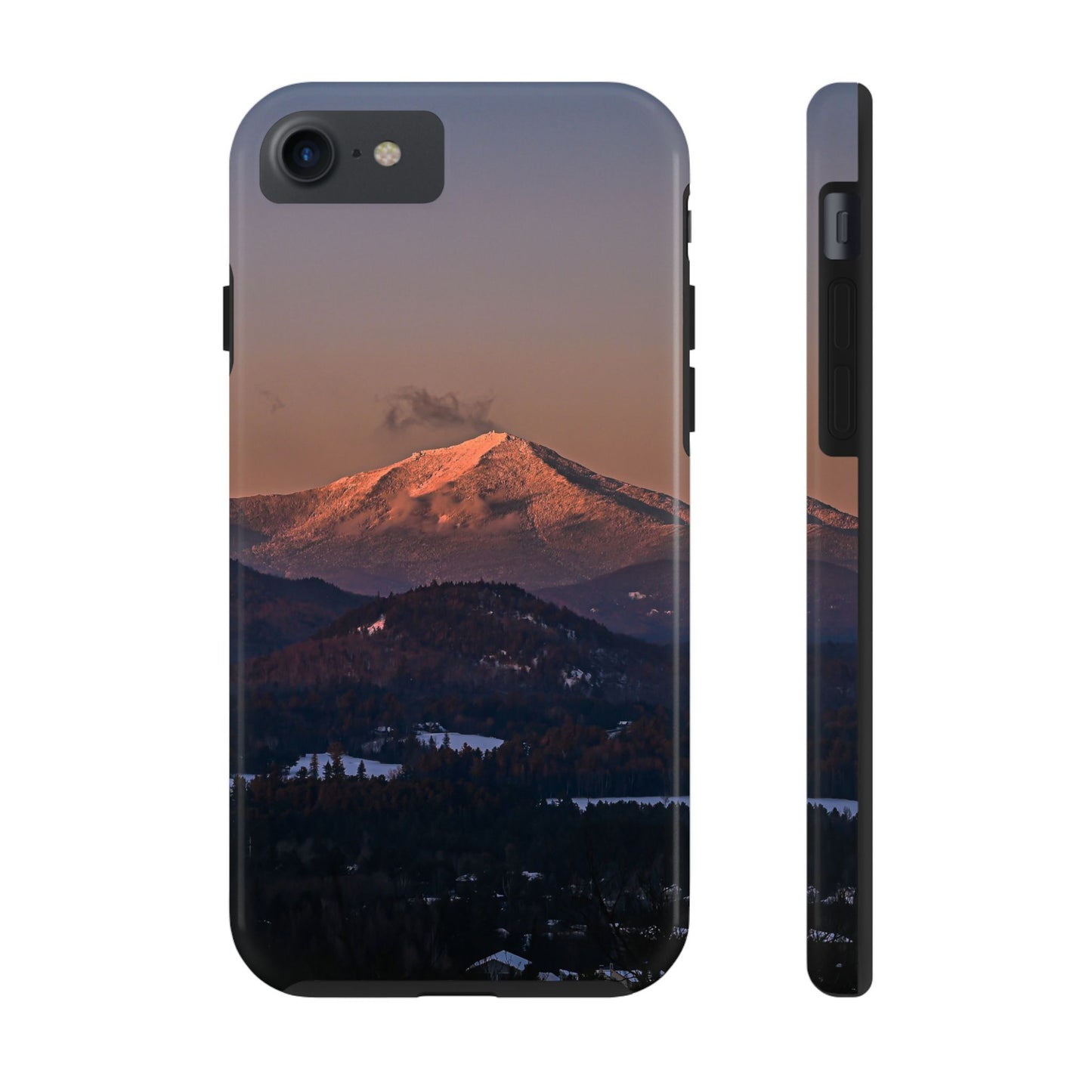 Impact Resistant Phone Case - Sundown in a Mountain Town