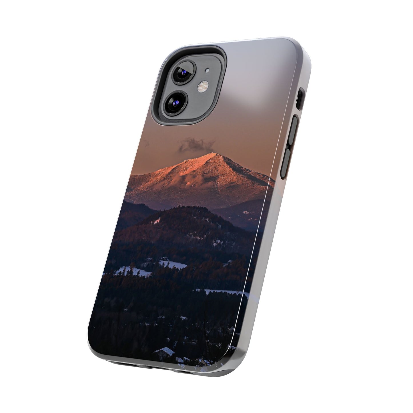 Impact Resistant Phone Case - Sundown in a Mountain Town