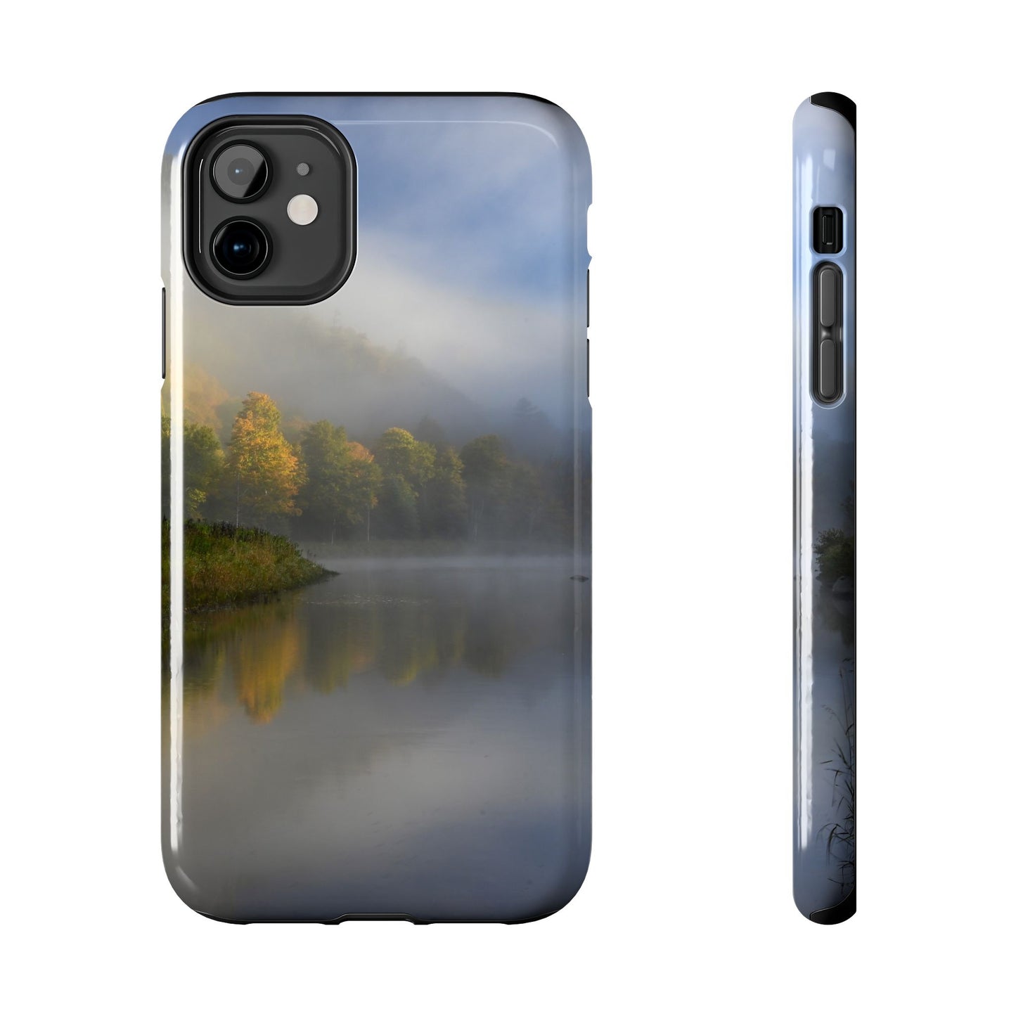Impact Resistant Phone Case - Ausable River Autumn