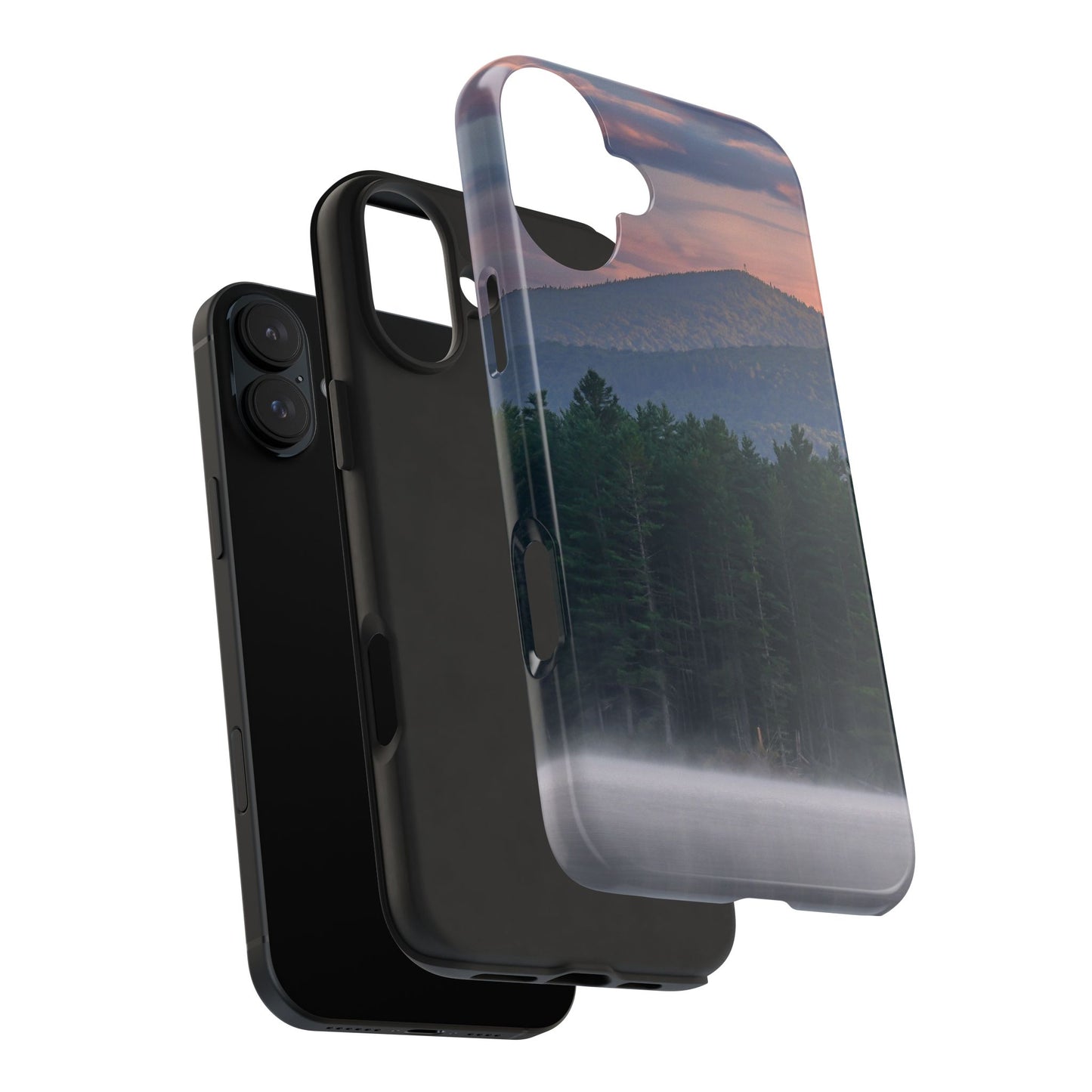 Impact Resistant Phone Case - Loon Lake Mountain
