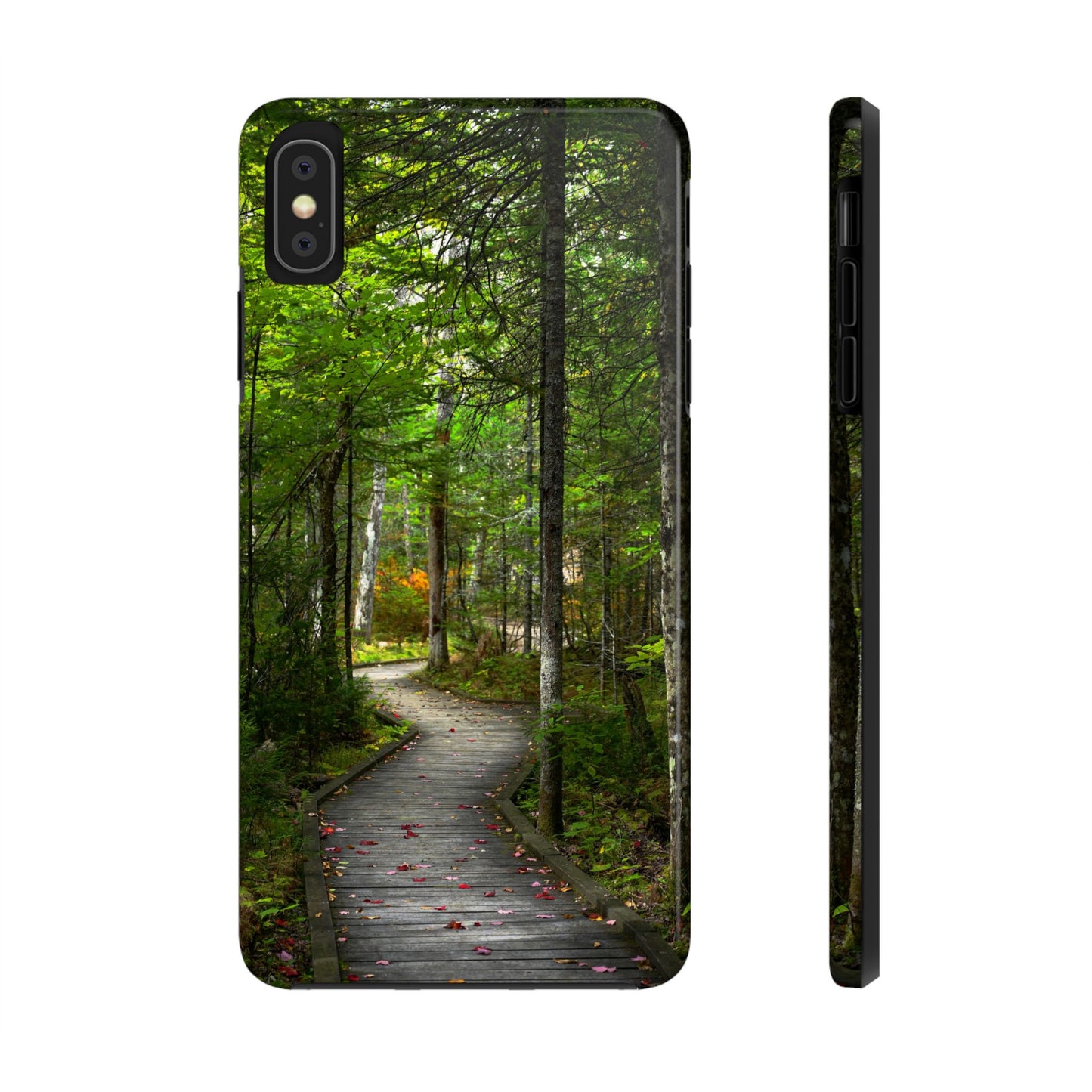 Impact Resistant Phone Case - Woodland Boardwalk