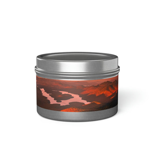 Lake Placid Autumn Alpenglow - Tin Candle