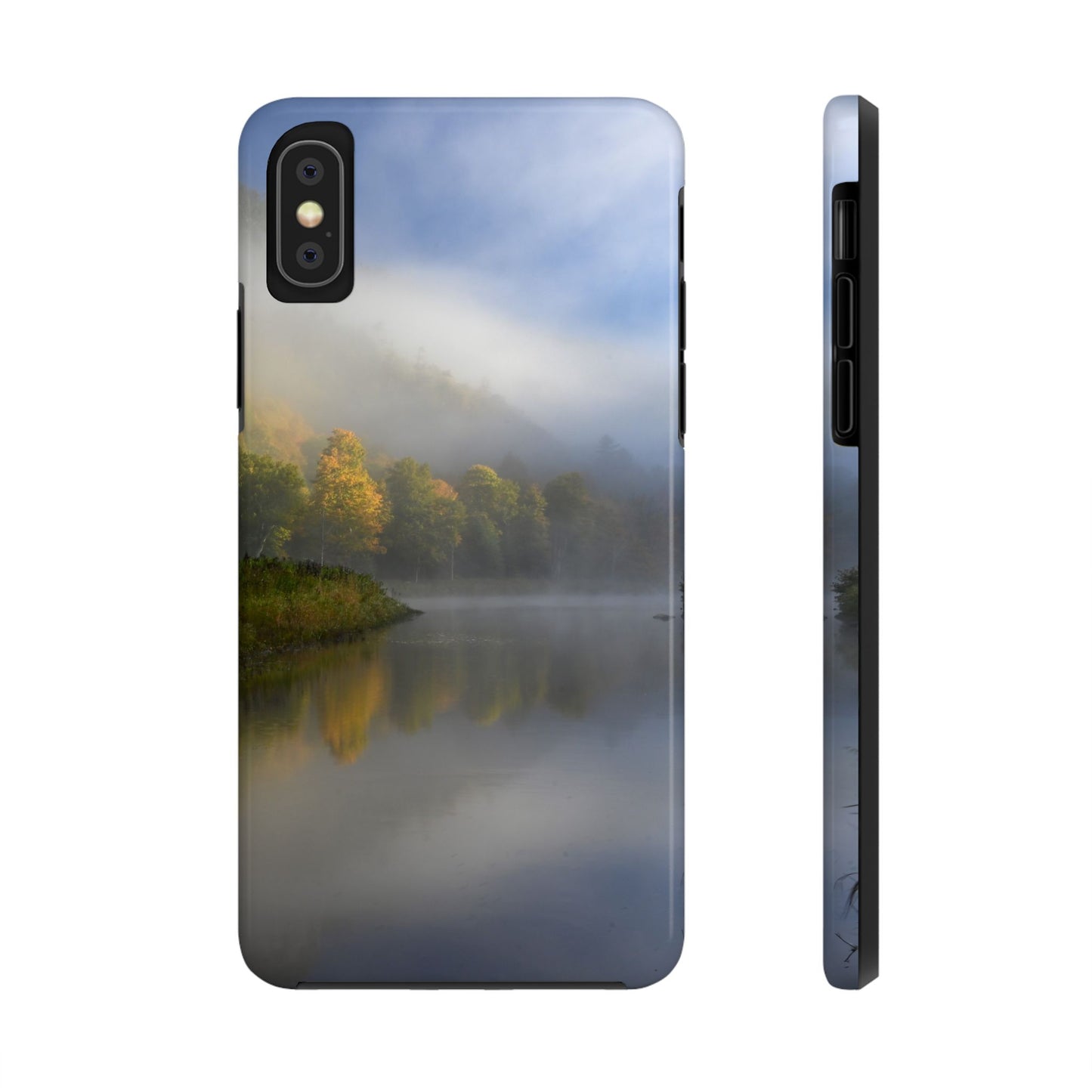 Impact Resistant Phone Case - Ausable River Autumn