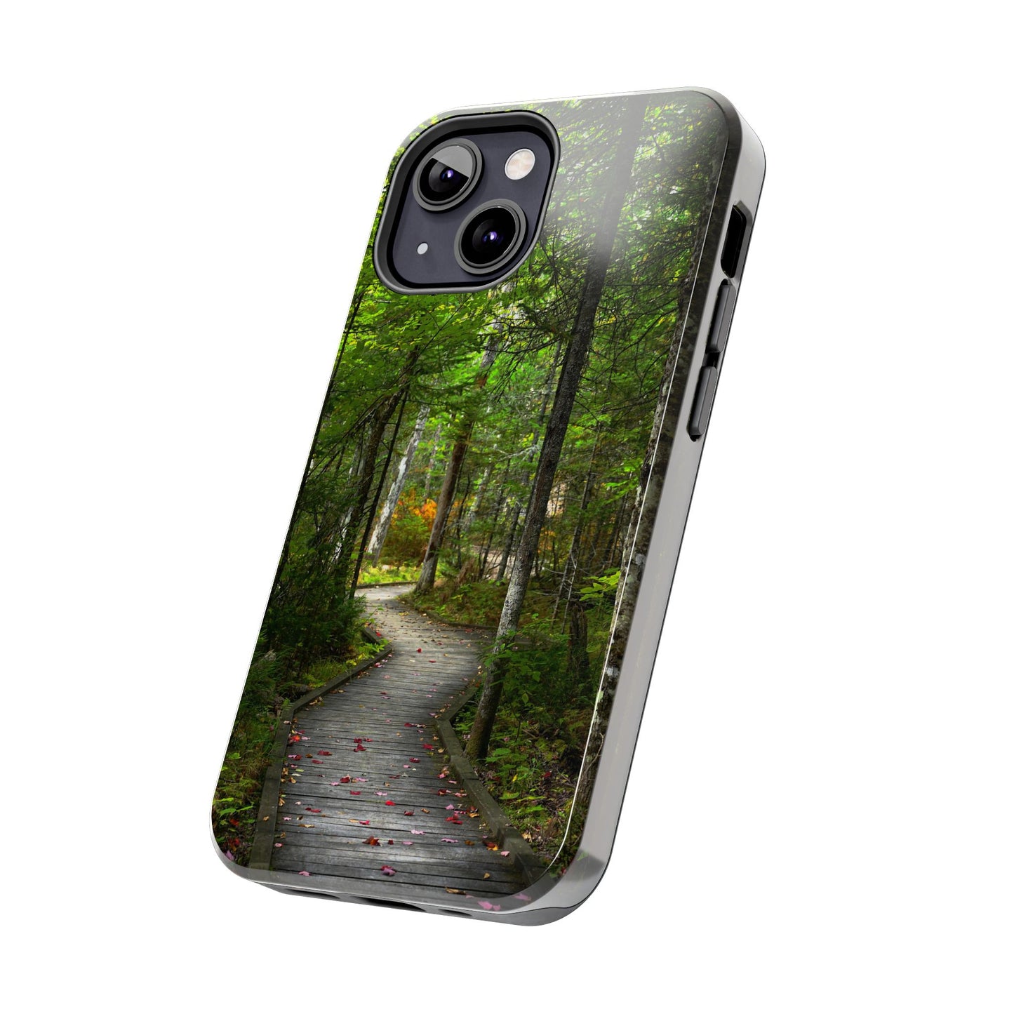 Impact Resistant Phone Case - Woodland Boardwalk