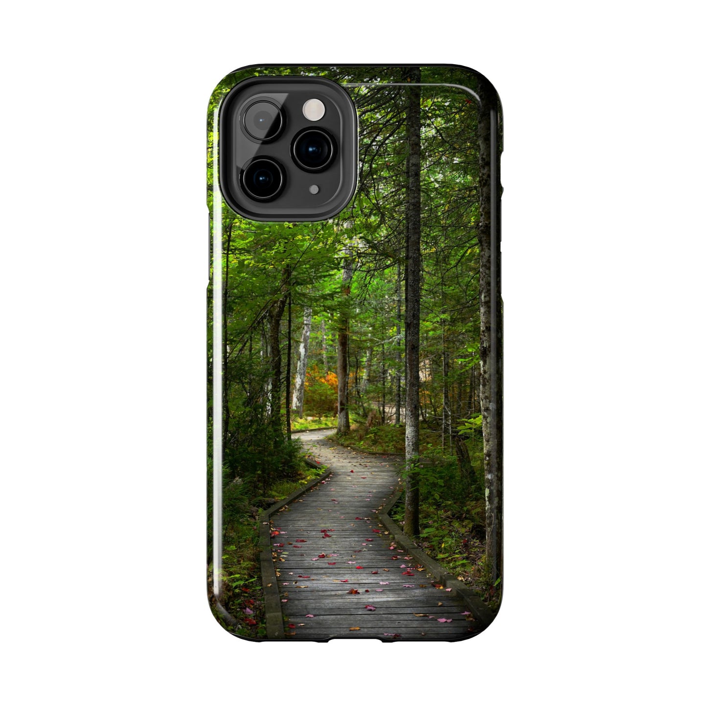 Impact Resistant Phone Case - Woodland Boardwalk