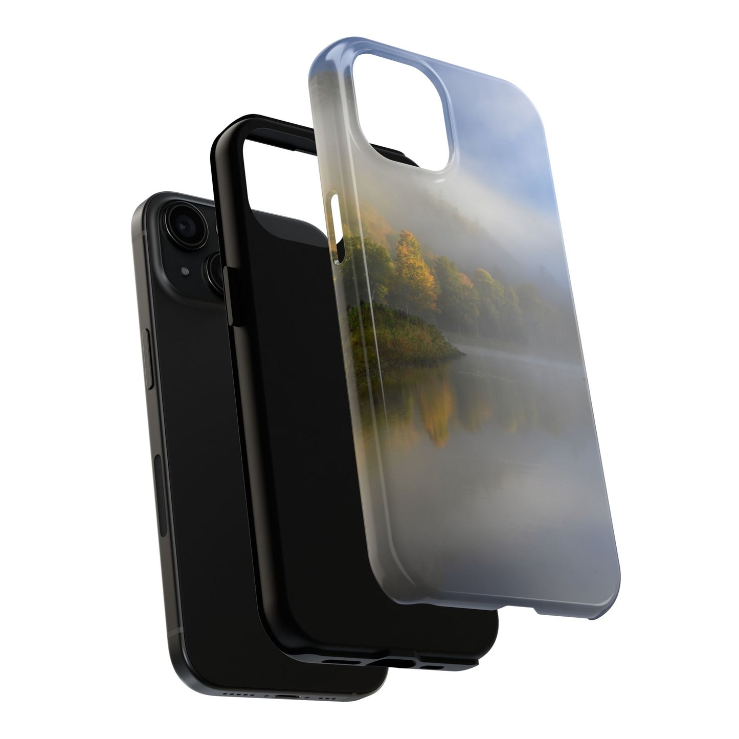 Impact Resistant Phone Case - Ausable River Autumn