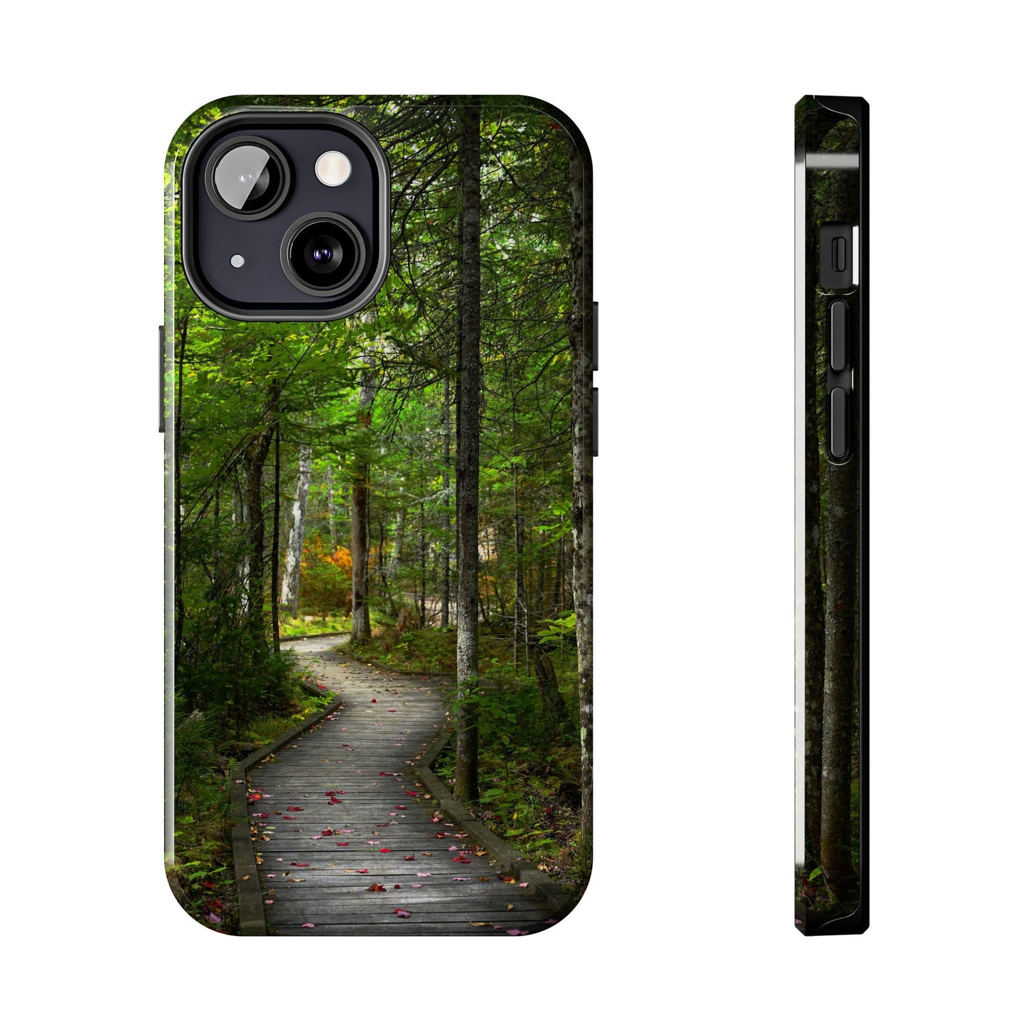Impact Resistant Phone Case - Woodland Boardwalk